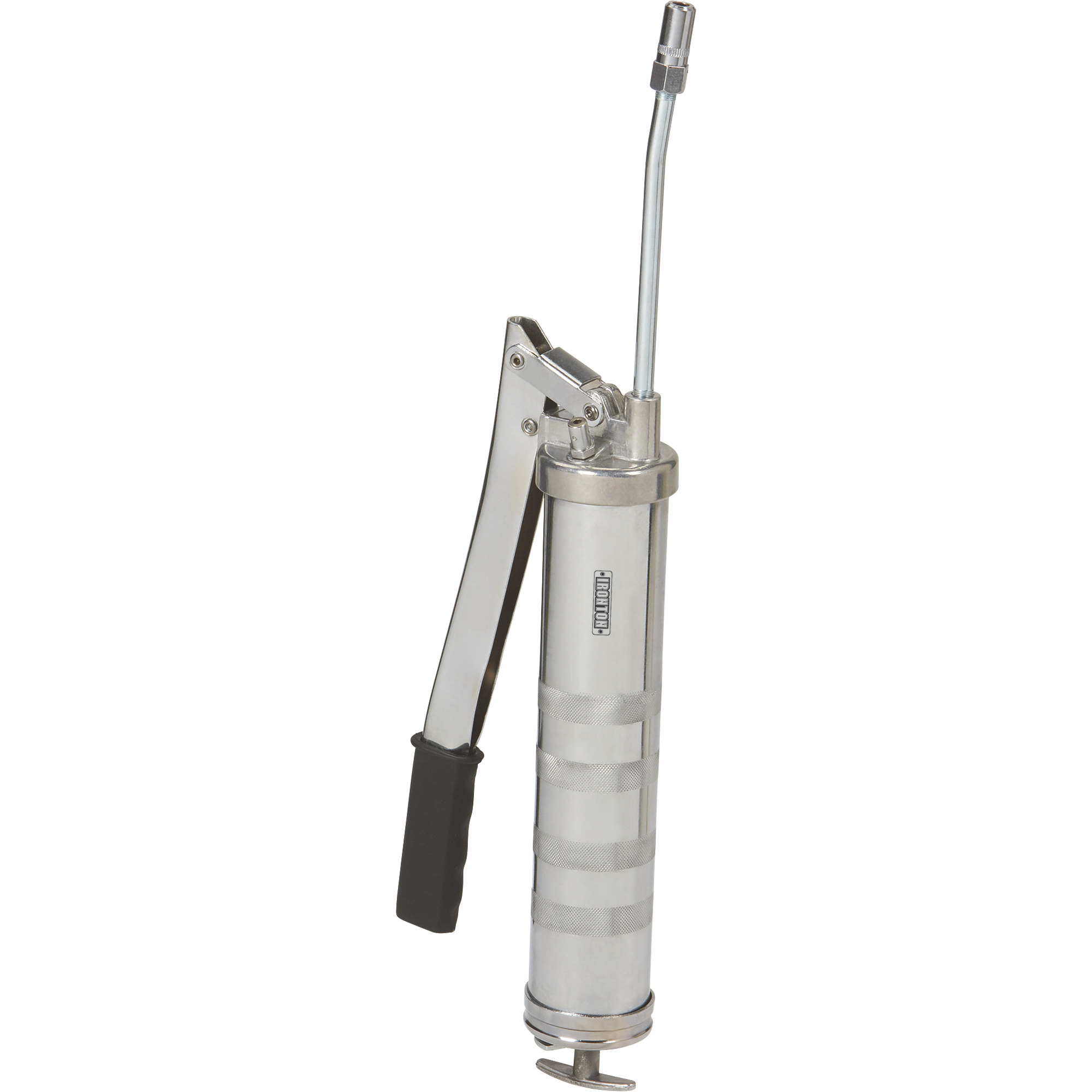 Ironton 14-Oz. Professional-Grade Heavy-Duty Grease Gun â Comfort-Grip Lever Handle, 6000 PSI