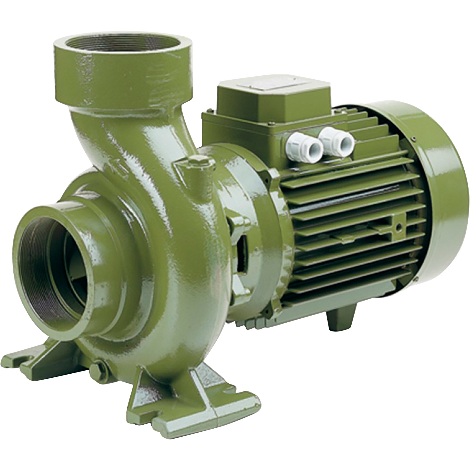 SAER-USA Threaded Centrifugal Pump, 9480 GPH, 1 1/2 HP, 2Inch Ports, Model 6BP4/110