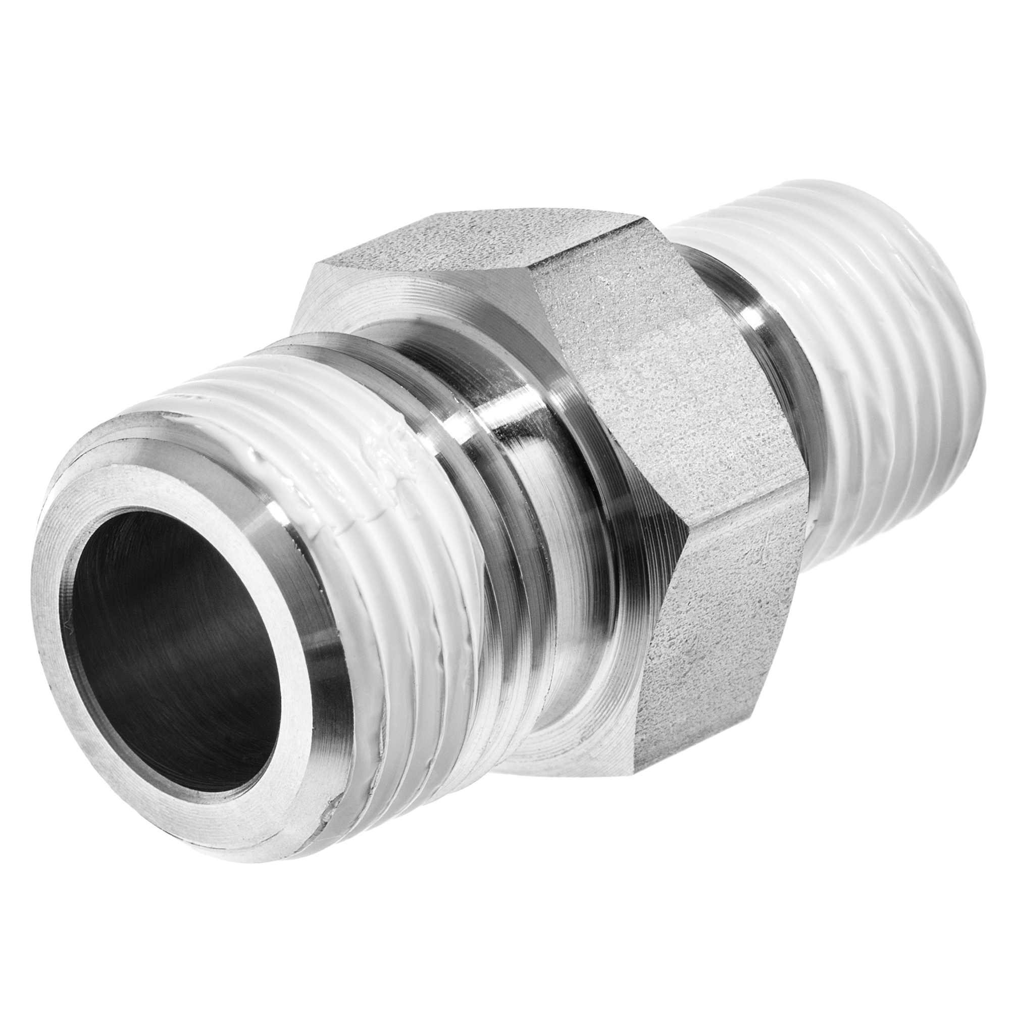 Pipe Fitting w/ Thread Sealant - 316 Stainless Steel - Instrumentation ...