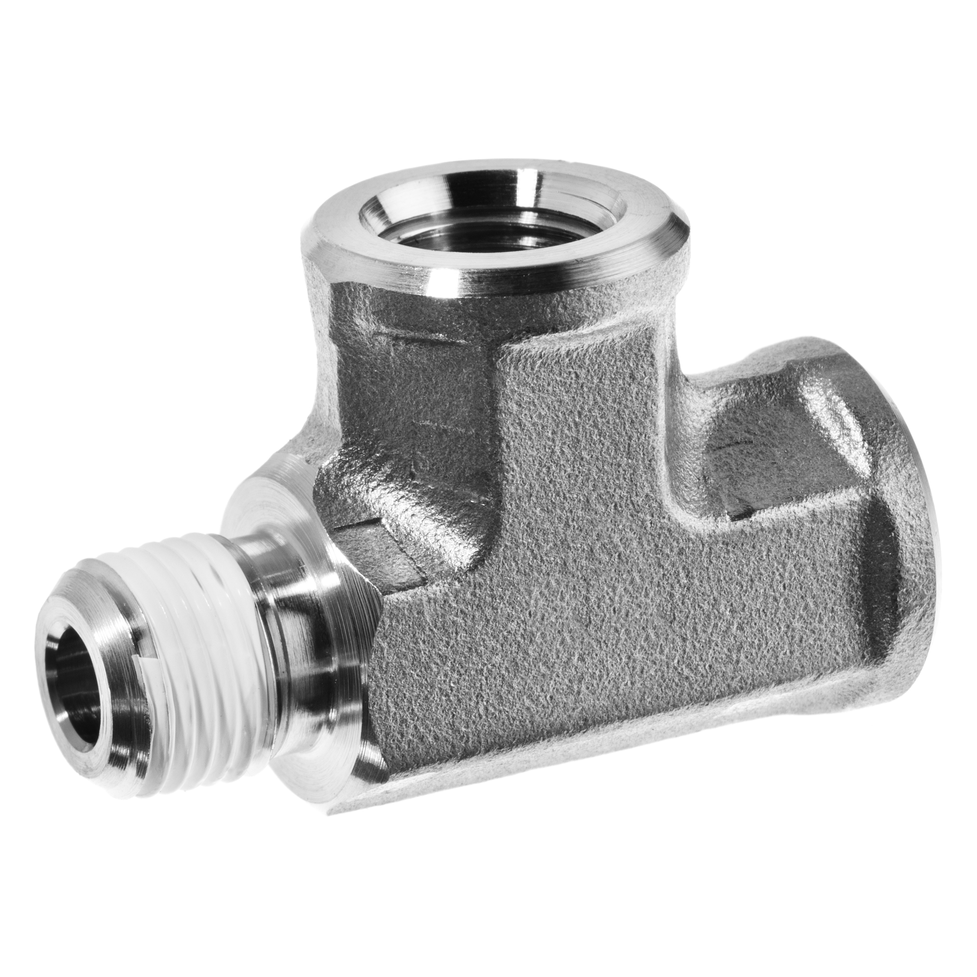 Pipe Fitting w/ Thread Sealant - Galvanized Steel - Instrumentation ...