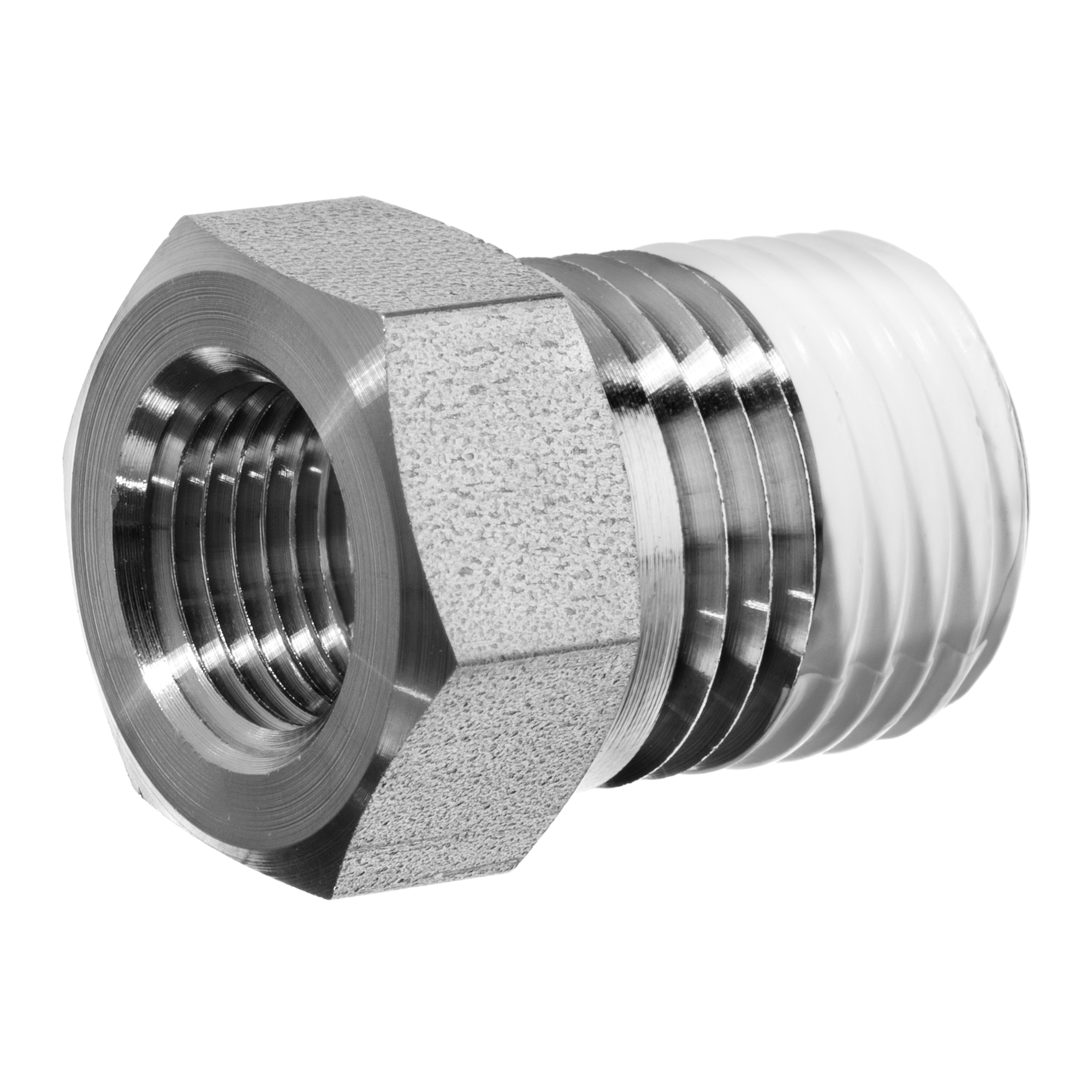 Pipe Fitting w/ Thread Sealant - Galvanized Steel - Instrumentation ...