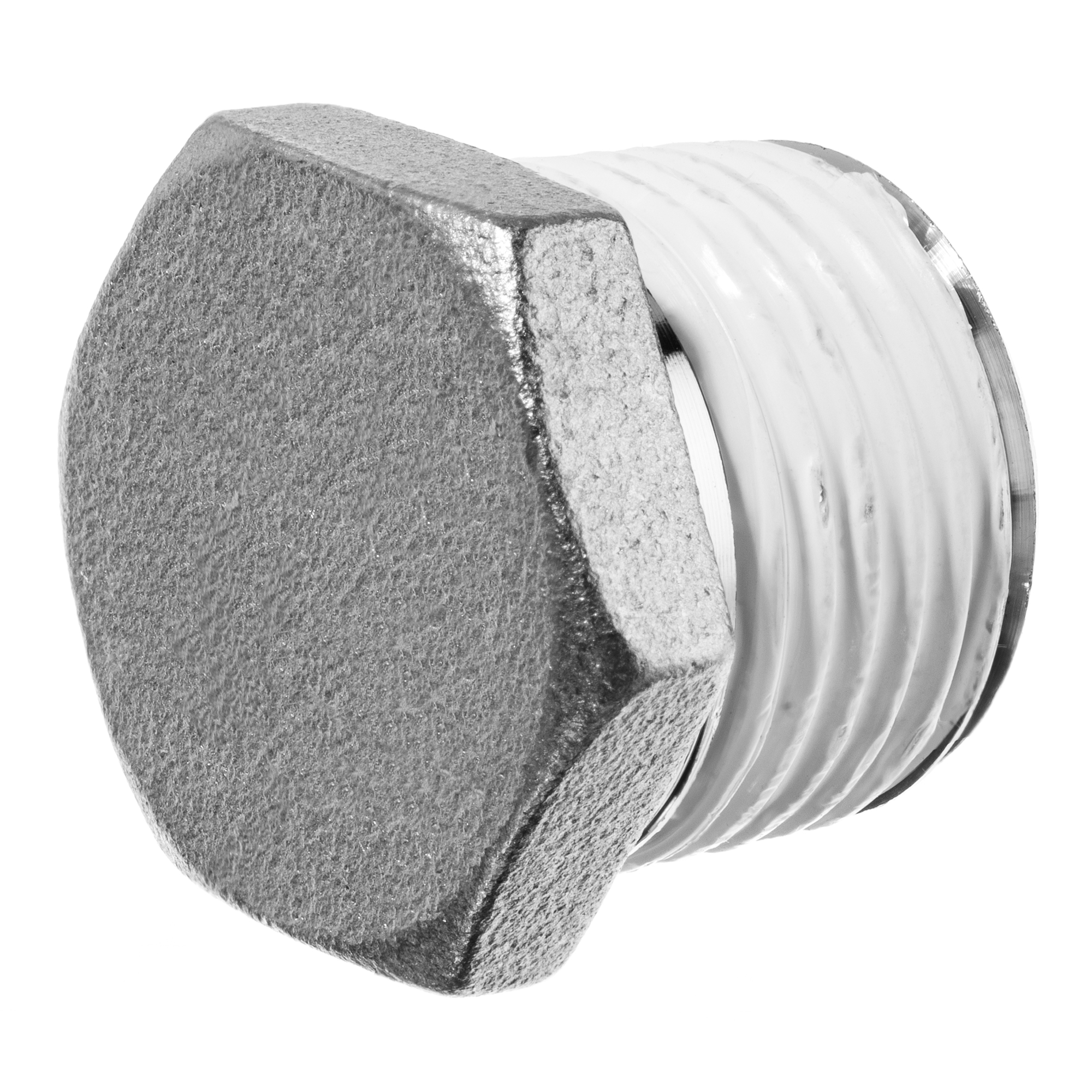 Pipe Fitting w/ Thread Sealant - 316 Stainless Steel - Class 150 - Hex ...