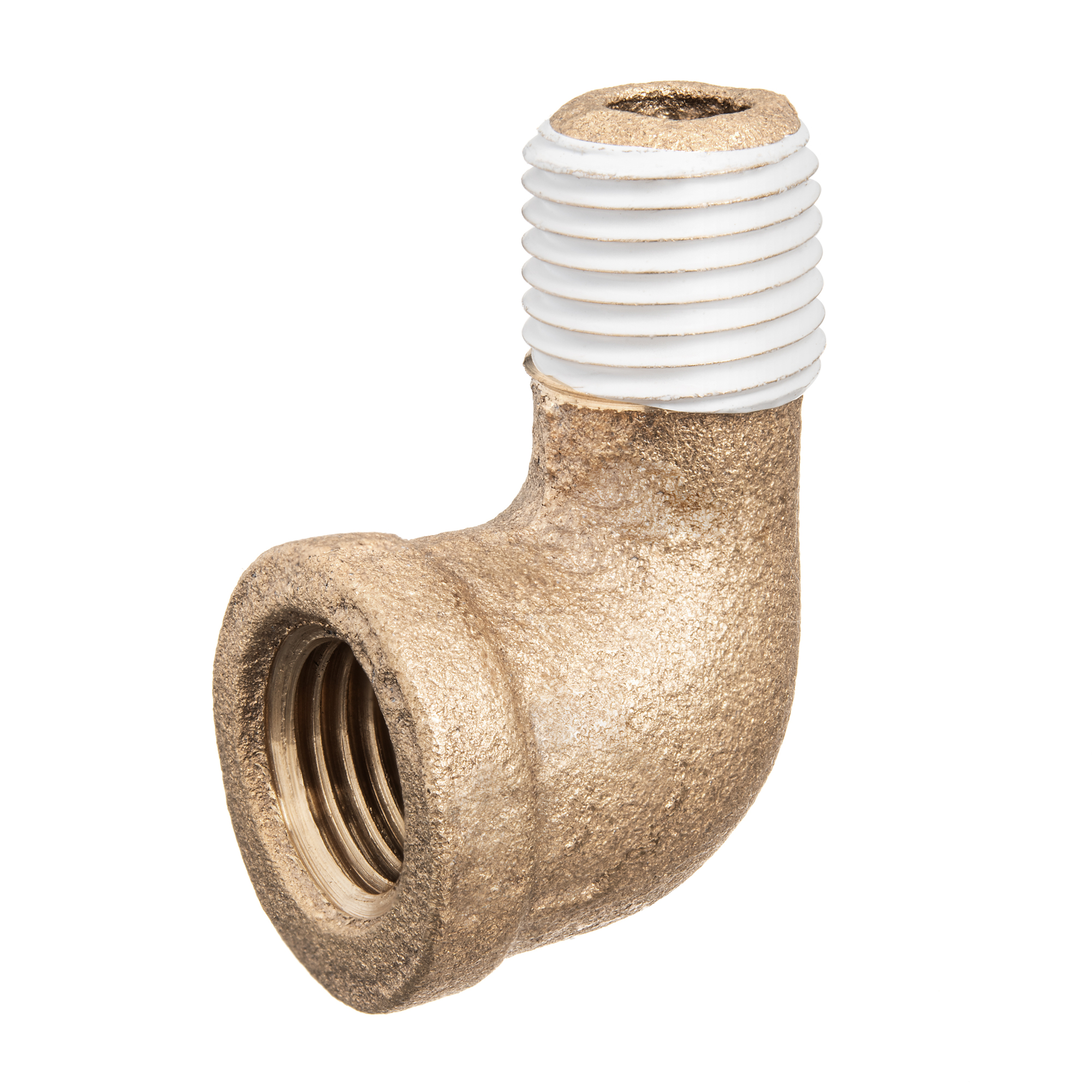 Pipe Fitting w/ Thread Sealant - Brass - Class 125 - Street Elbow - 2 ...