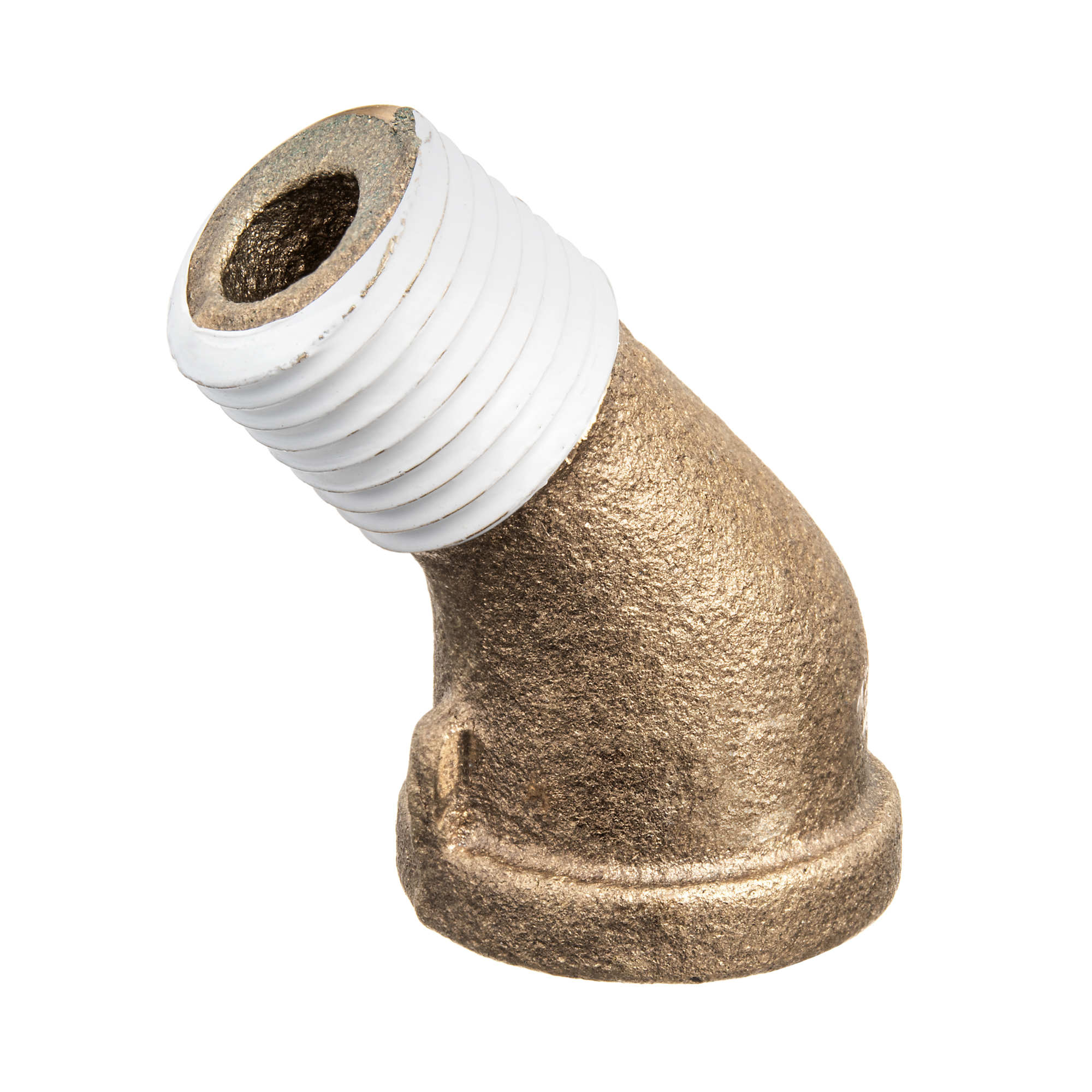 Pipe Fitting w/ Thread Sealant - Brass - Class 125 - 45 Degree Street ...