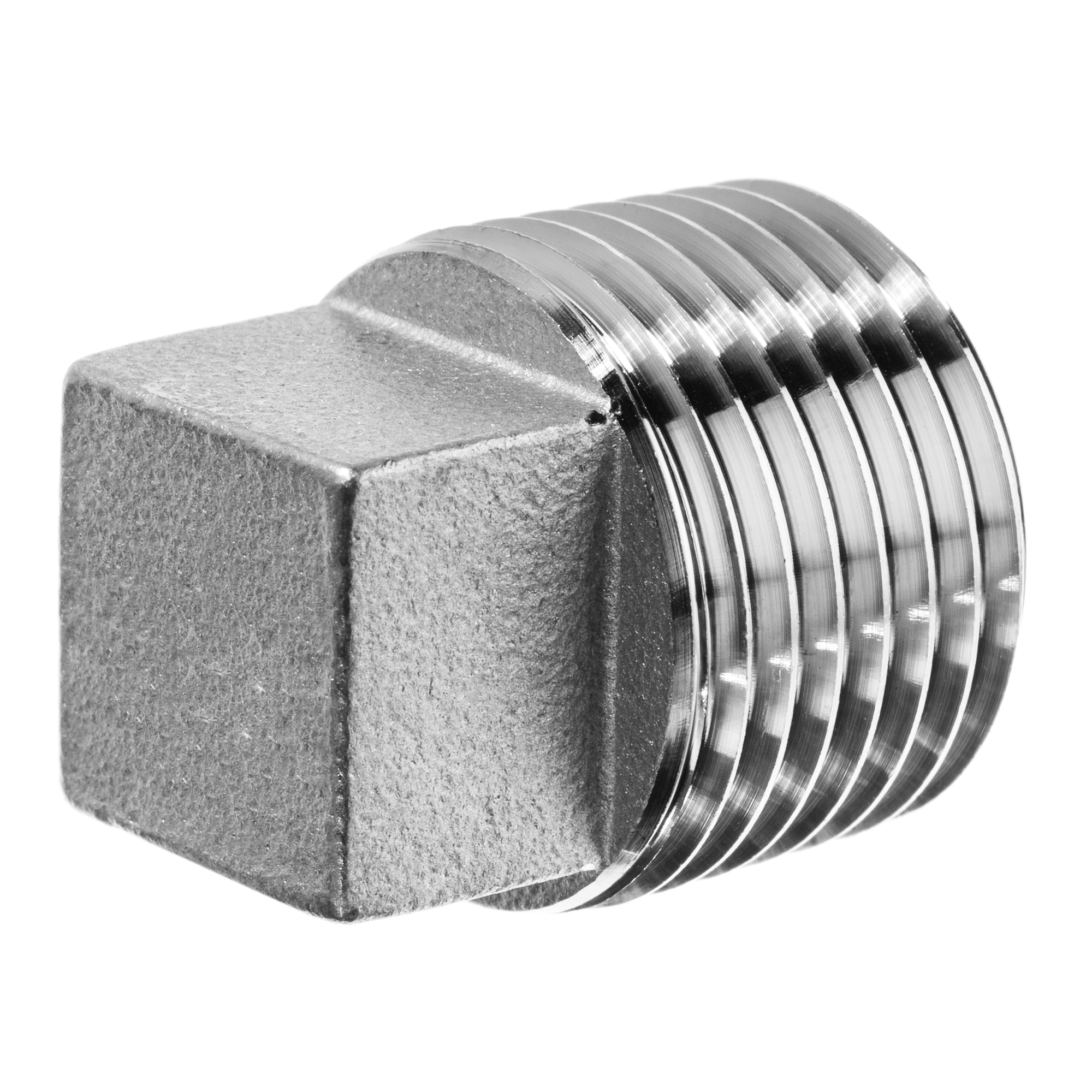 Pipe Fitting - 304 Stainless Steel - Class 150 - Square Head Plug ...
