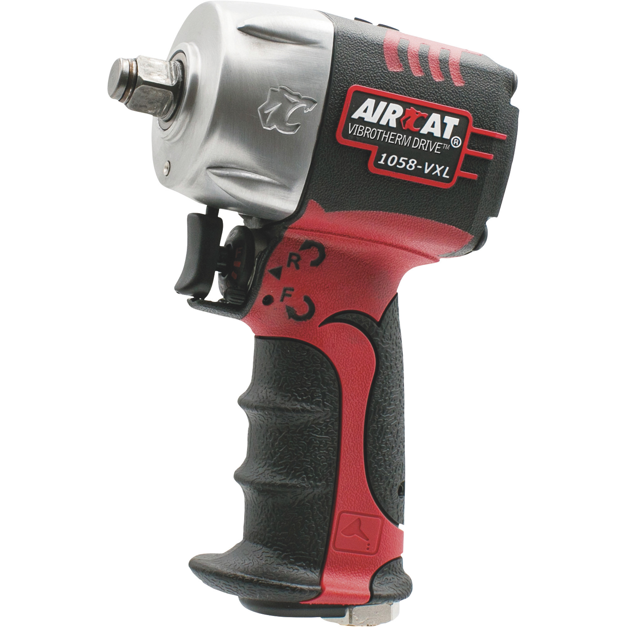 AIRCAT Vibrotherm Drive Compact Composite Air Impact Wrench, 1/2Inch Drive, 770ft./lbs. Torque, Model 1058-VXL
