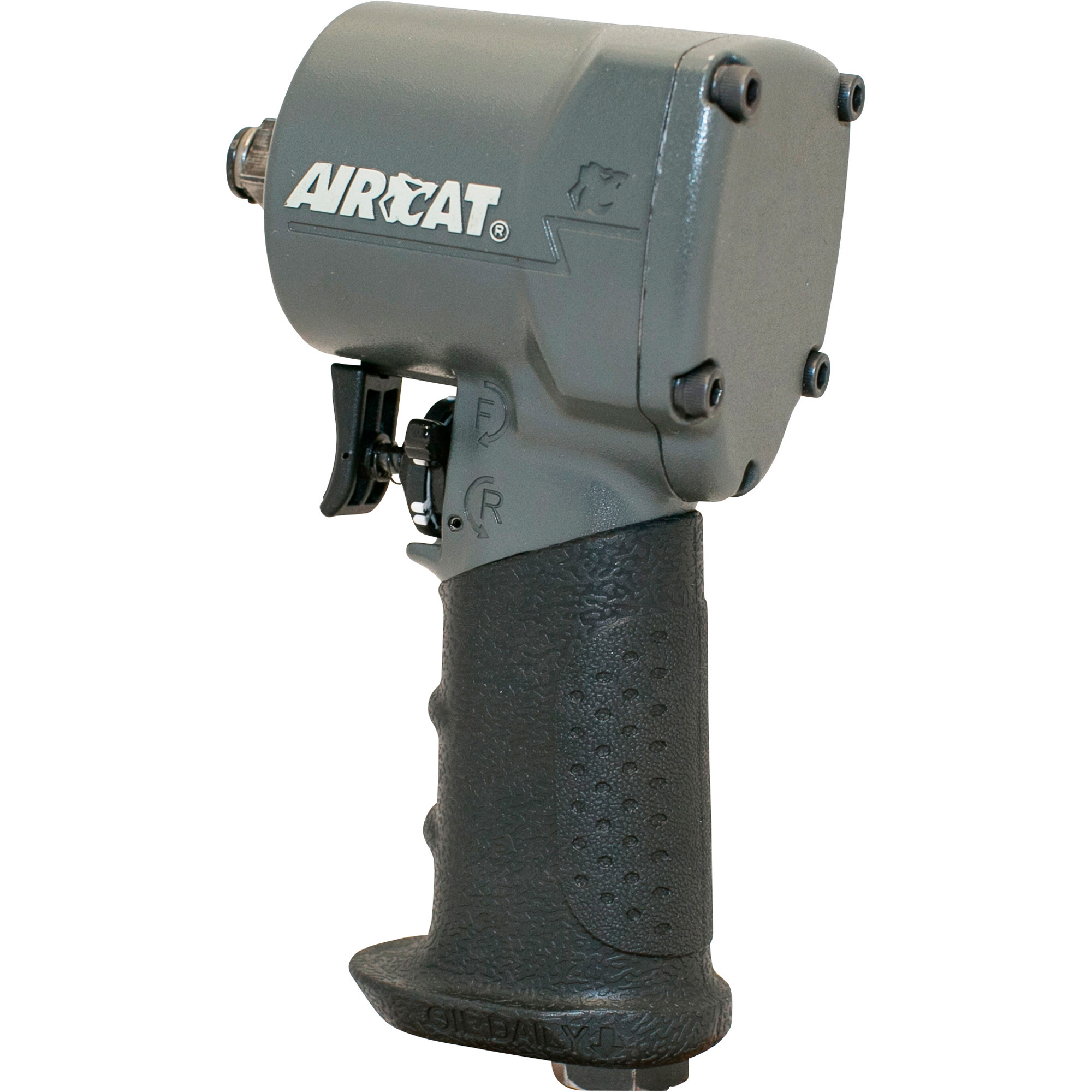 AIRCAT Compact Air Impact Wrench, 3/8Inch Drive, 700ft./lbs. Torque, Model 1077-TH