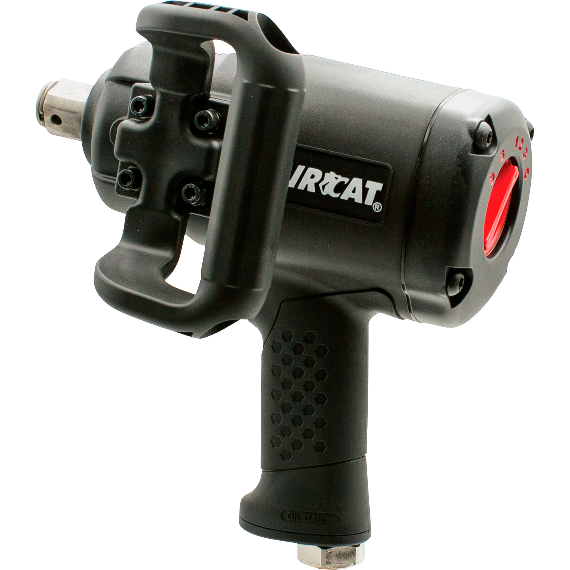 AIRCAT 1Inch Low-Weight Air Impact Wrench, 1Inch Drive, 2100ft./lbs. Torque, Model 1870-P