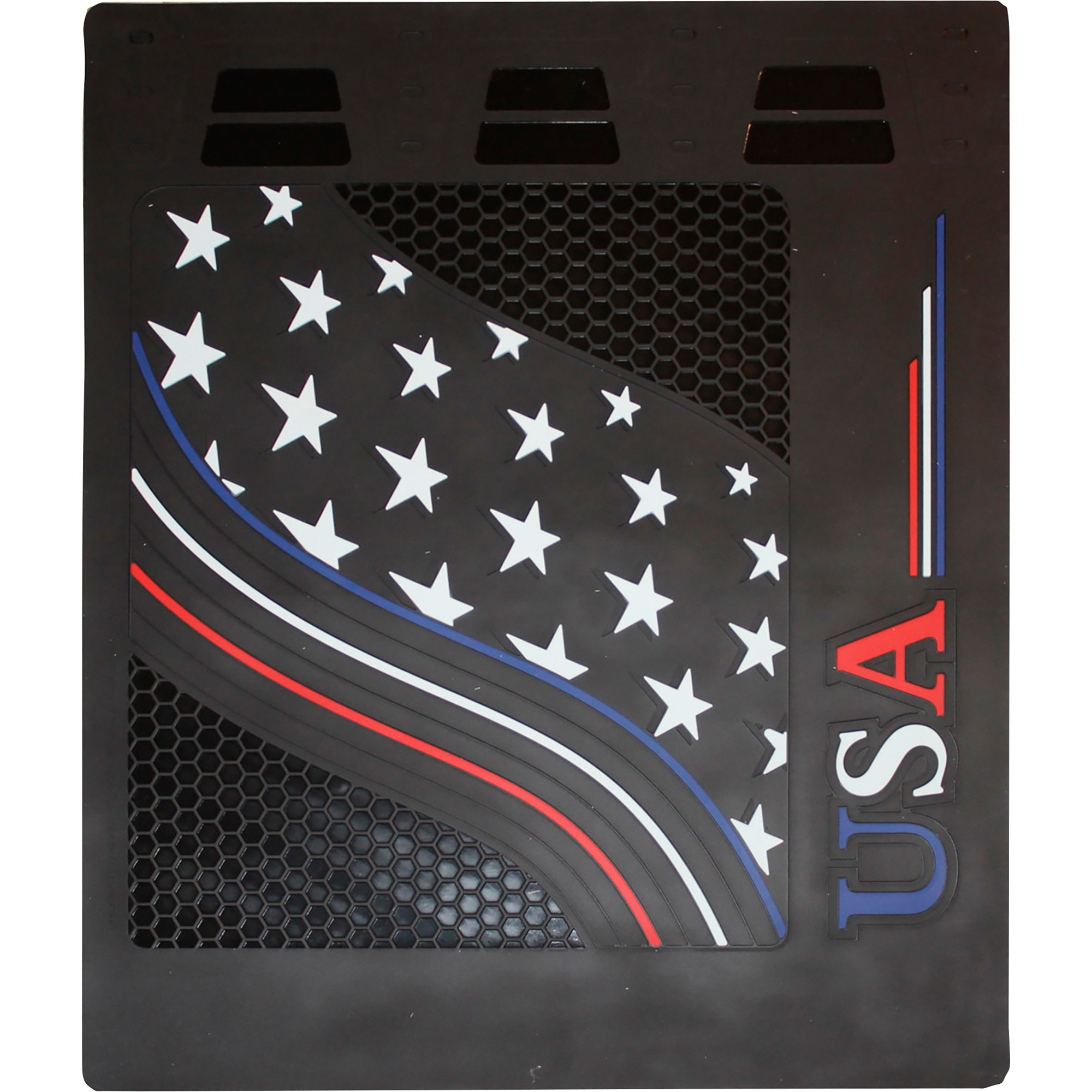 M&C USA Stars and Stripes Semi-Truck Mud Flaps â 24Inch W x 30Inch H, Pair