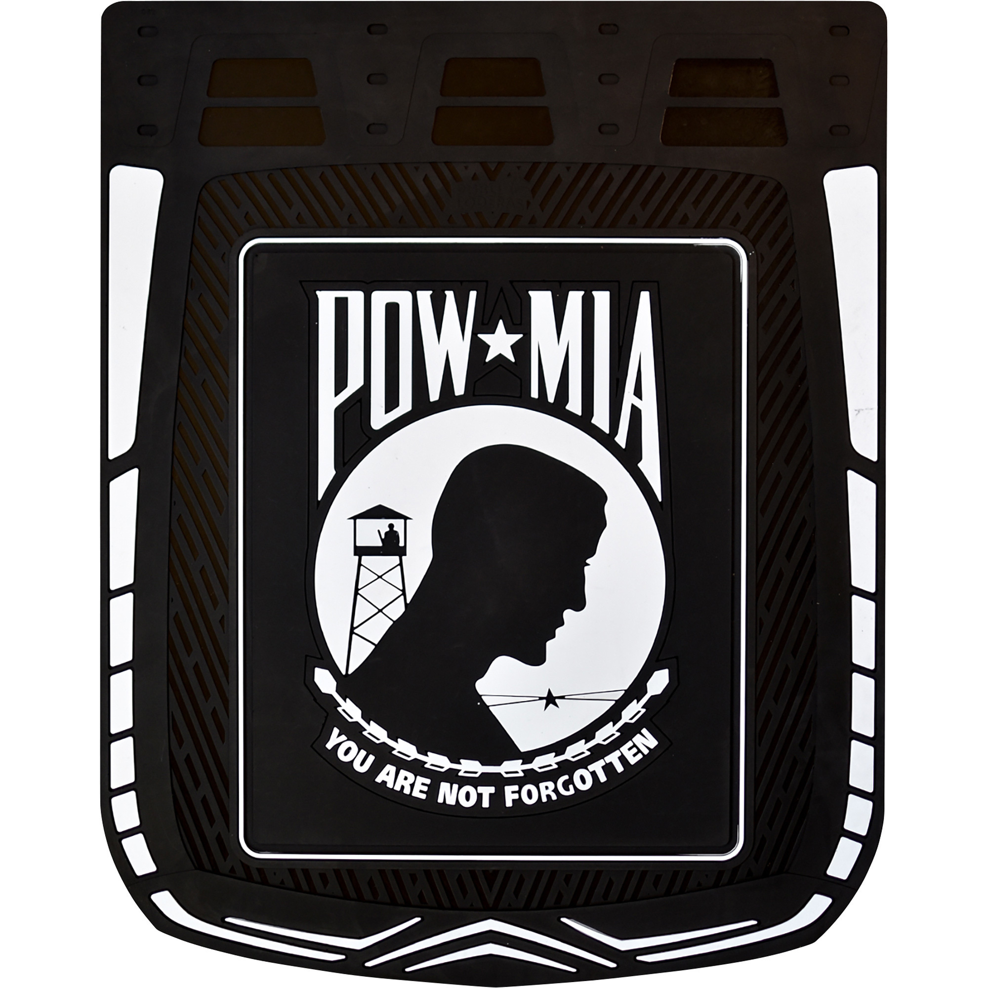 M&C POW MIA Semi-Truck Mud Flaps â 24Inch W x 30Inch H, Pair