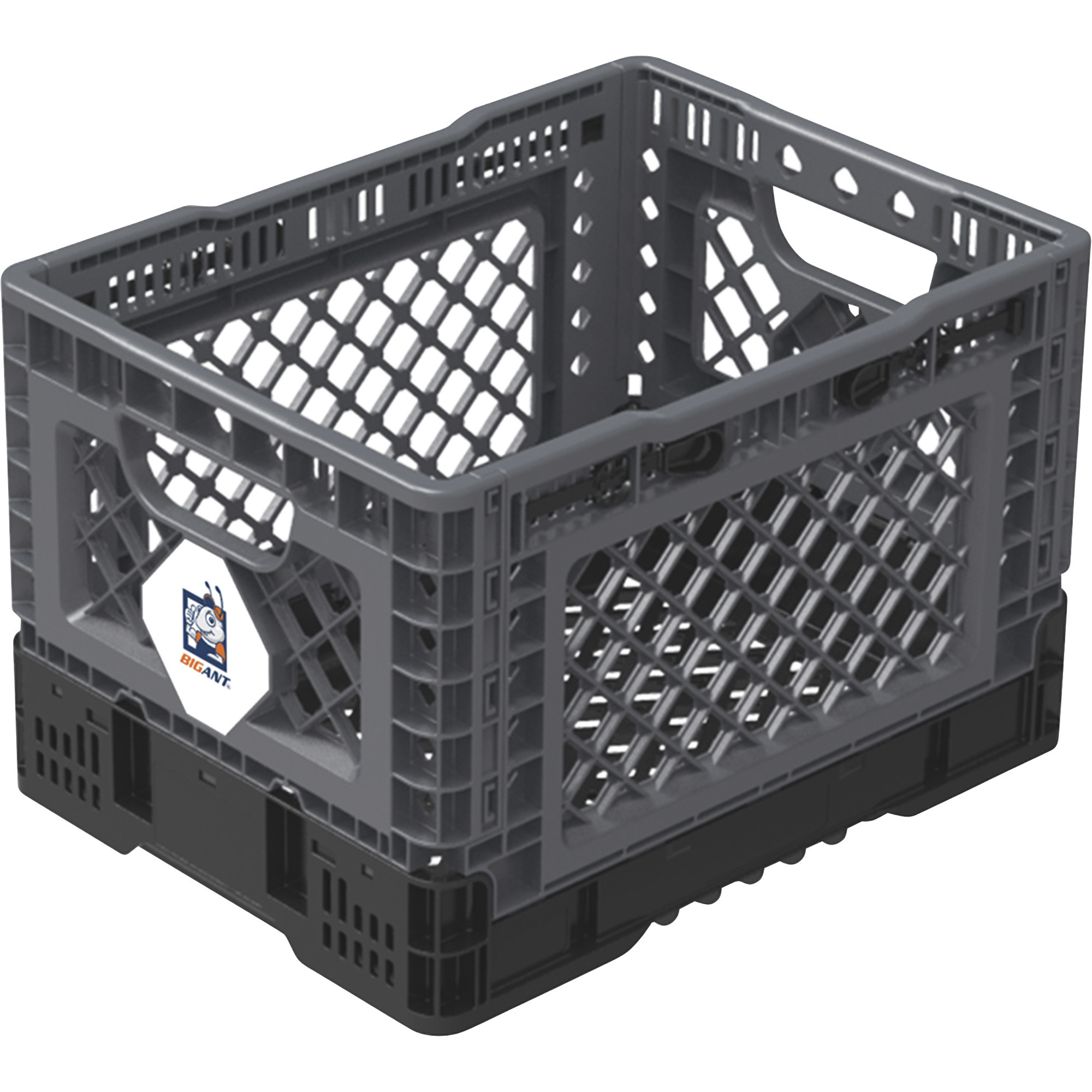 BIG ANT Collapsible Smart Crate â 6-Gallon, 132-Lb. Capacity, 11 5/8Inch L x 15 9/16Inch W x 10 1/4Inch H, Model IP403026