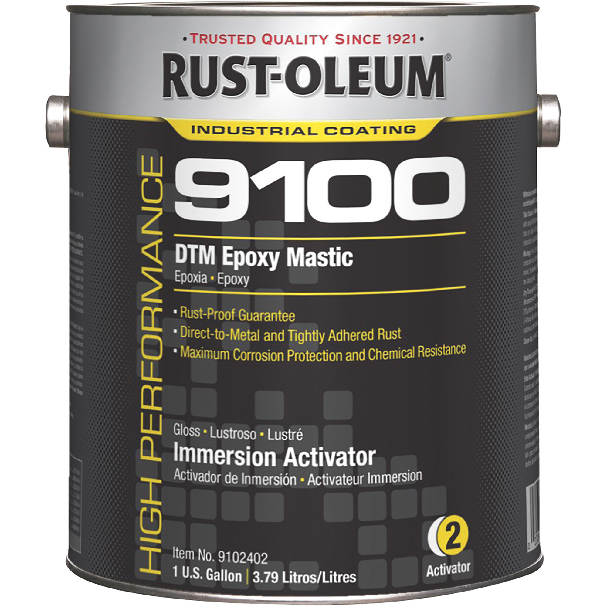 Rust-Oleum 9100 Immersion Epoxy Activator, (1) 5-Gallon Pail