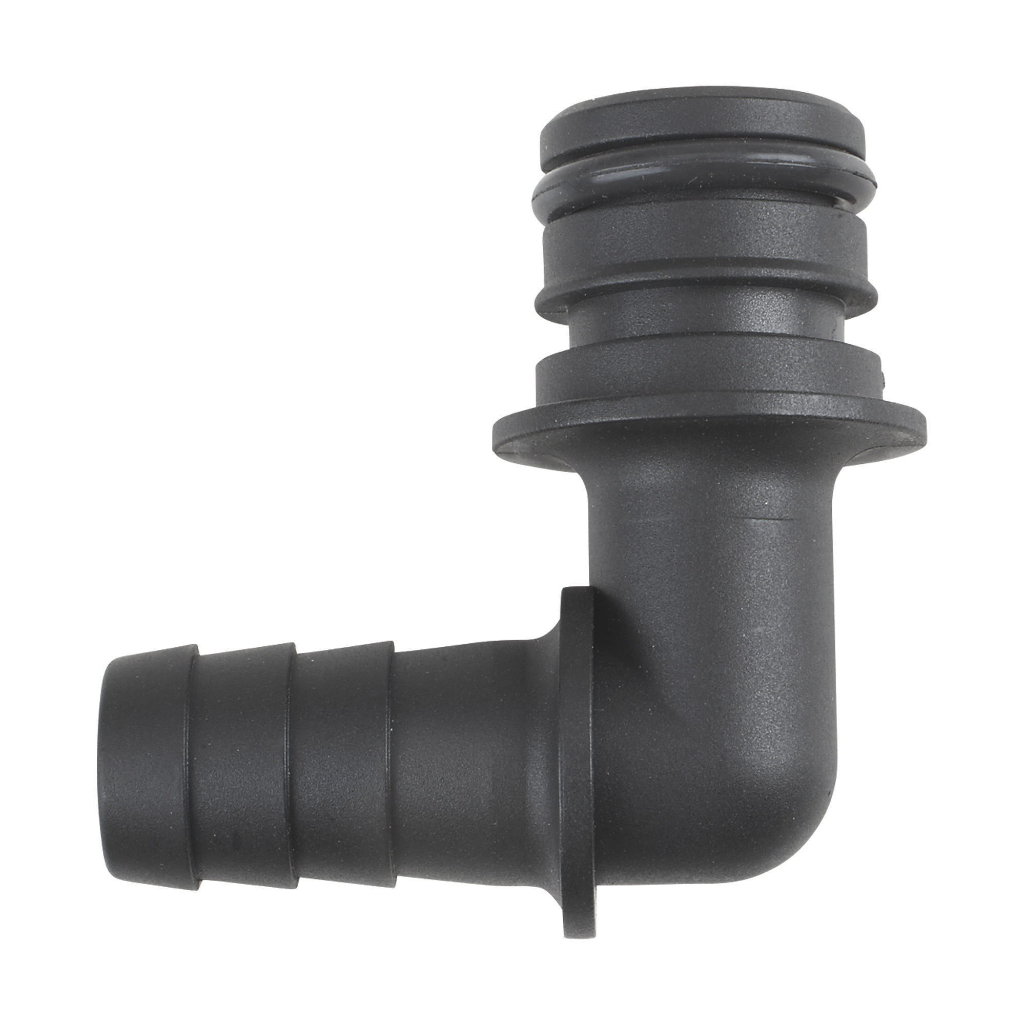 NorthStar Hose/Pipe Fitting â 1/2Inch Hose Barb x 3/4Inch Quick Connect Elbow