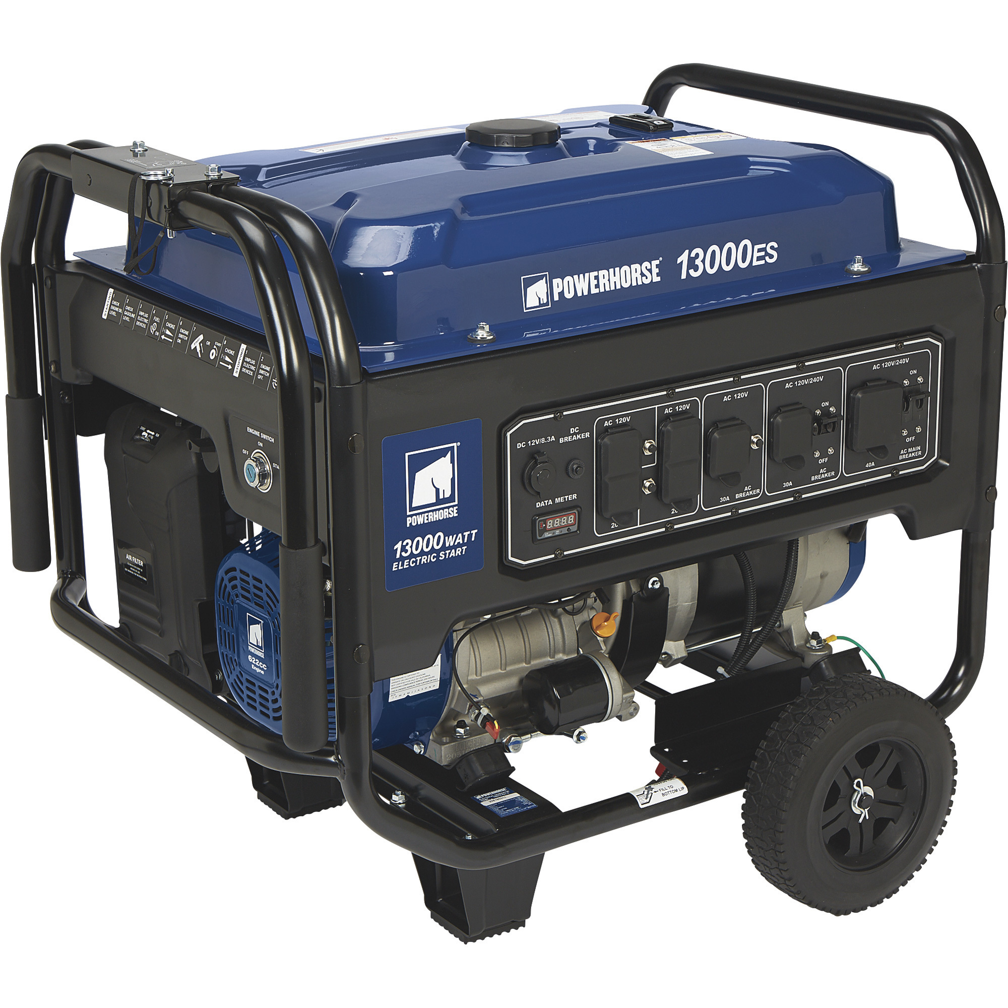 Powerhorse 13,000 Watt Portable Generator â Electric Start