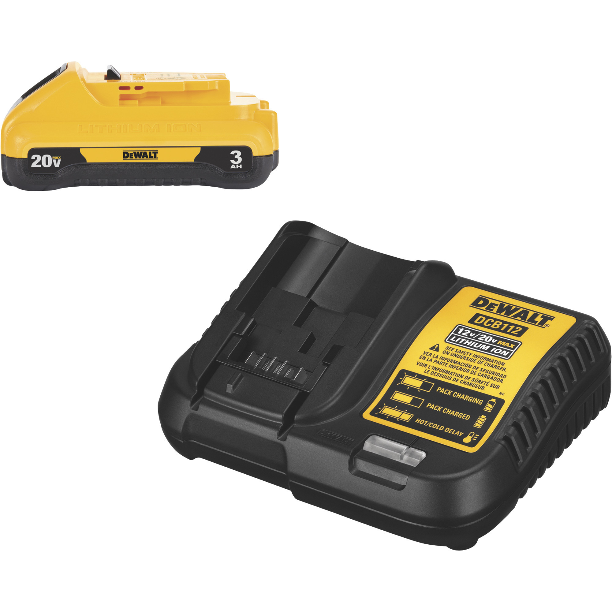 DEWALT 20 Volt MAX* Starter Kit, With 3.0Ah Compact Battery and Charger, Model DCB230C