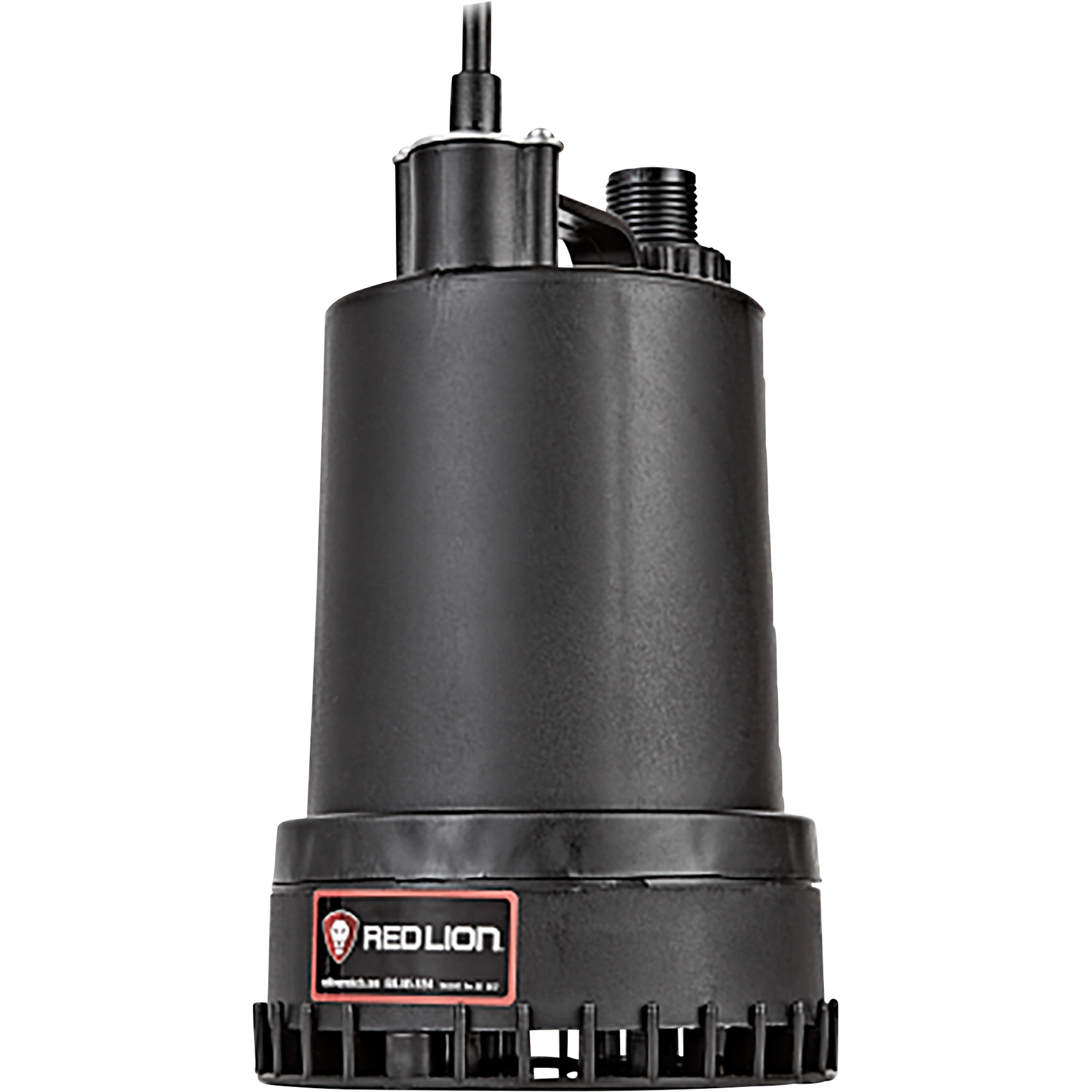 Red Lion Submersible Utility Water Pump â 1,300 GPH, 1/6 HP, 1n. MNPT/3/4Inch GHT Ports, Model RL-MP16
