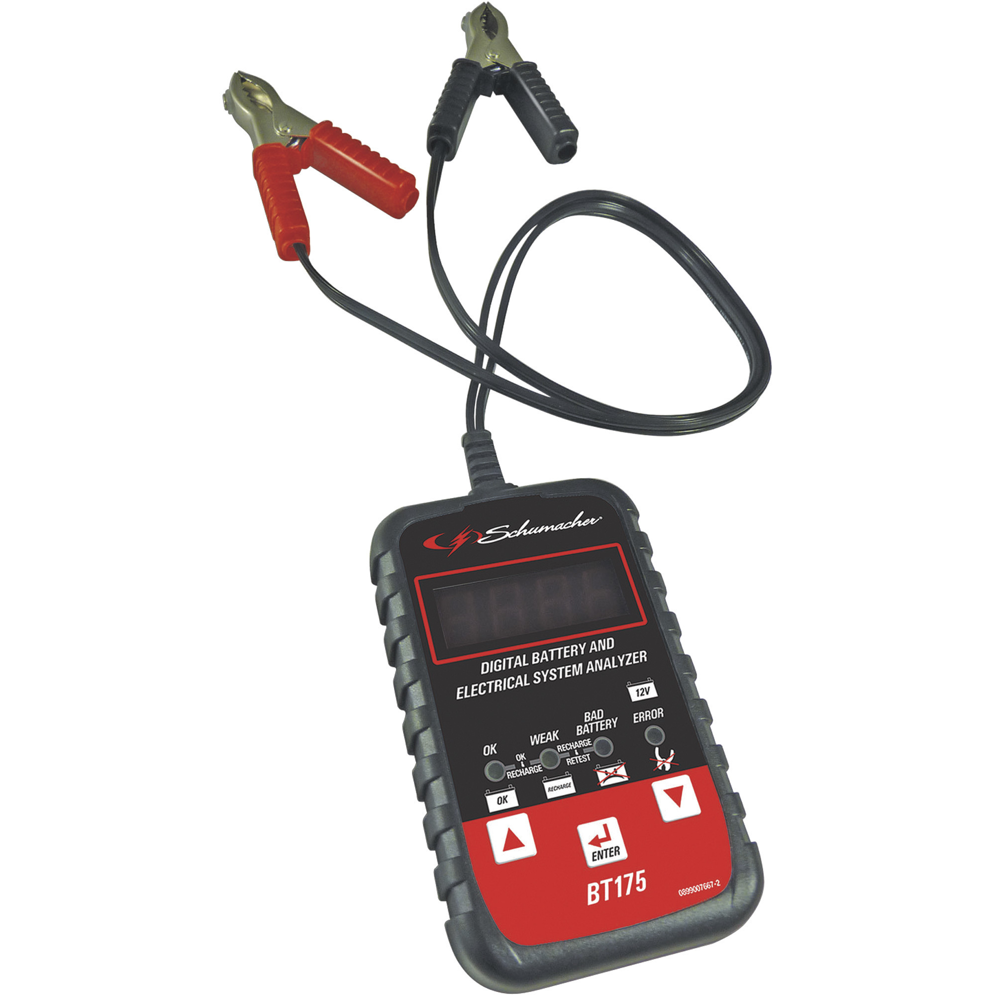 Schumacher Digital Battery Tester and Electrical System Analyzer â For 12 Volt Batteries, Model BT-175