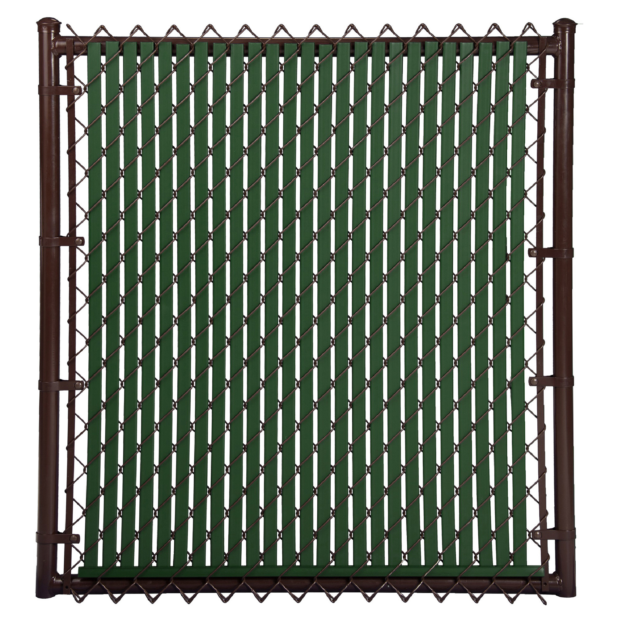 Tube Slats 4ft. Vertical Tube Privacy Slats â 82-Piece Set, Green, Covers 10 Linear Feet, Model ST4GN