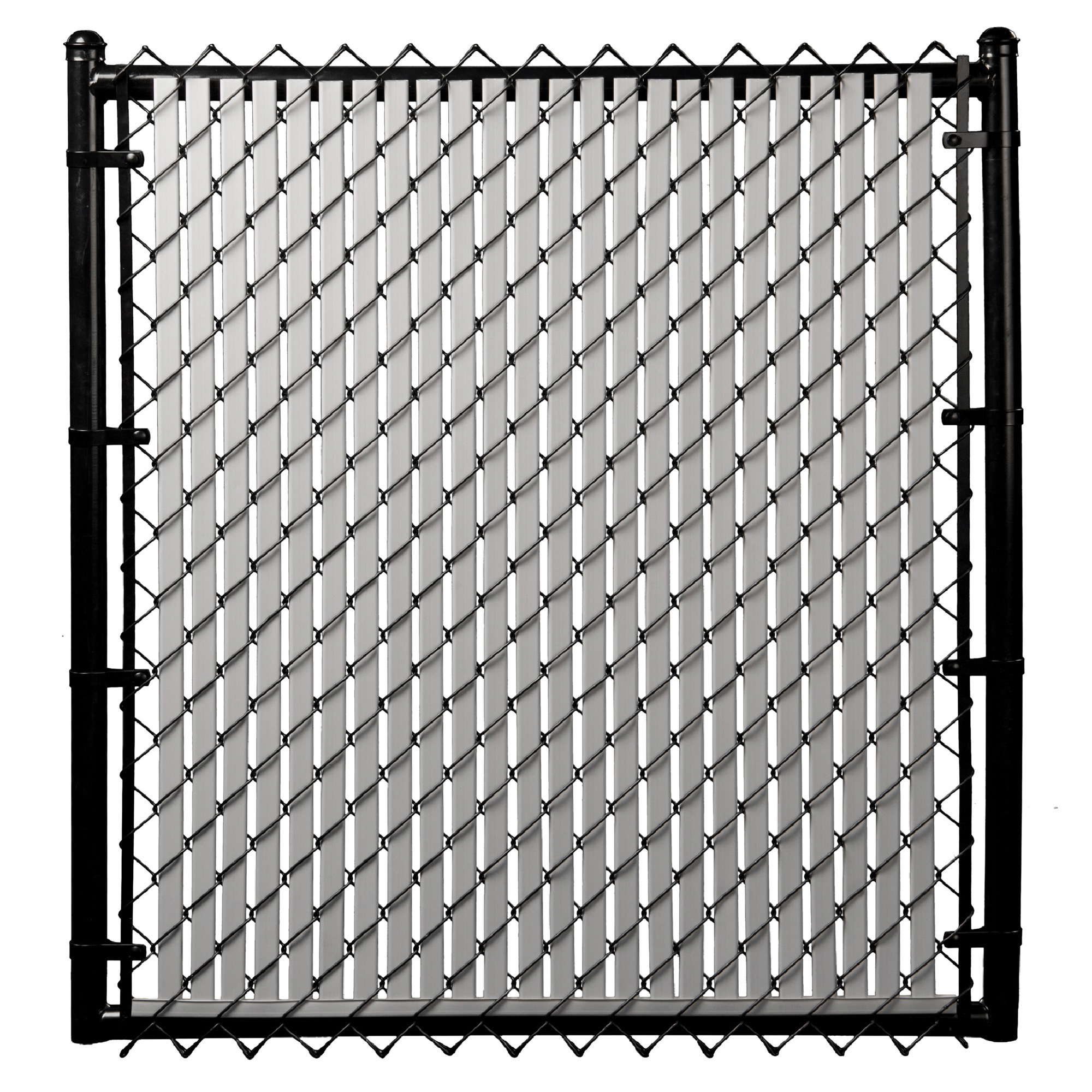 Tube Slats 4ft. Vertical Tube Privacy Slats â 82-Piece Set, Gray, Covers 10 Linear Feet, Model ST4GY