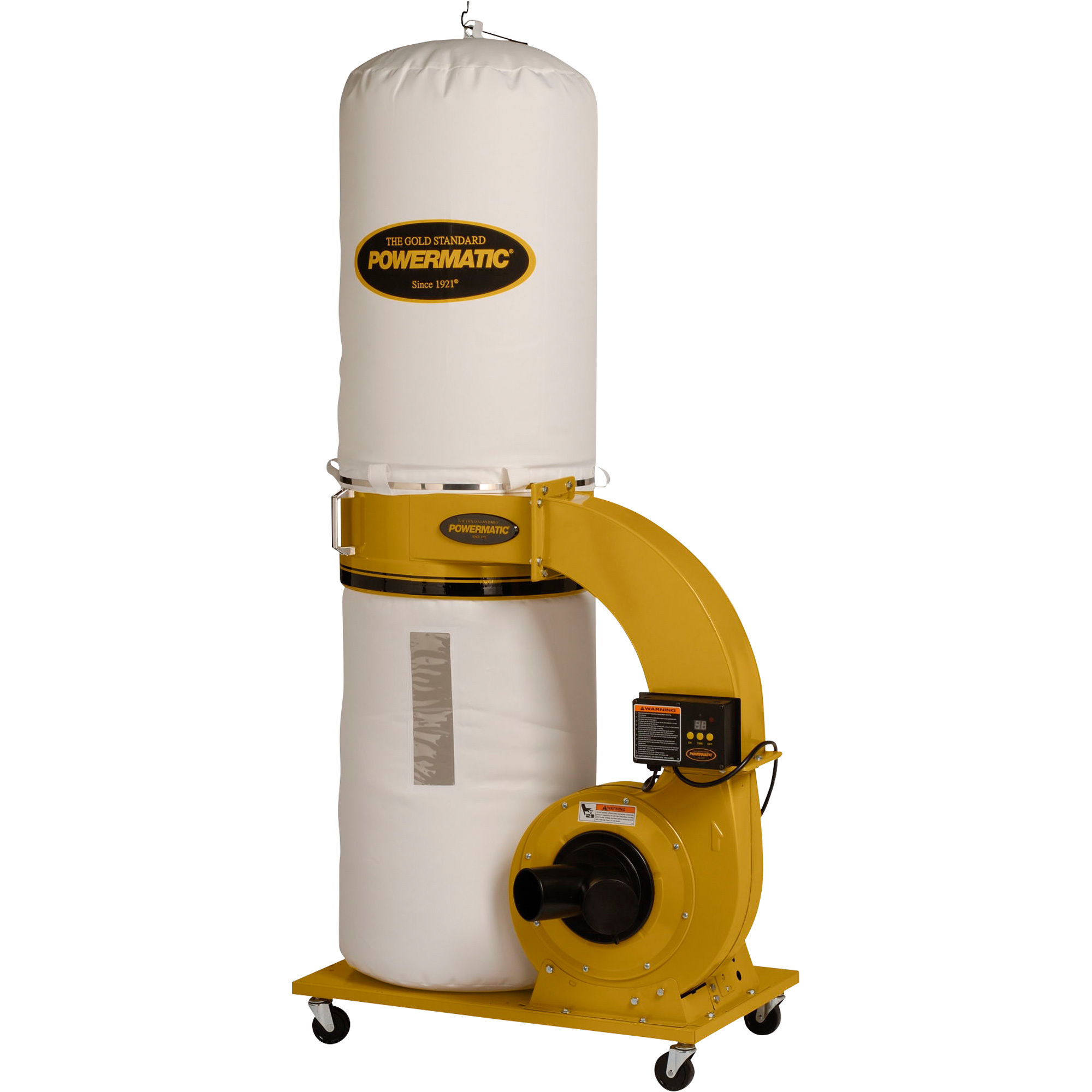 Powermatic Dust Collector, 1 3/4 HP, 1 HP, 115/230V, 30-Micron Filter Kit, Model PM1300TX-BK