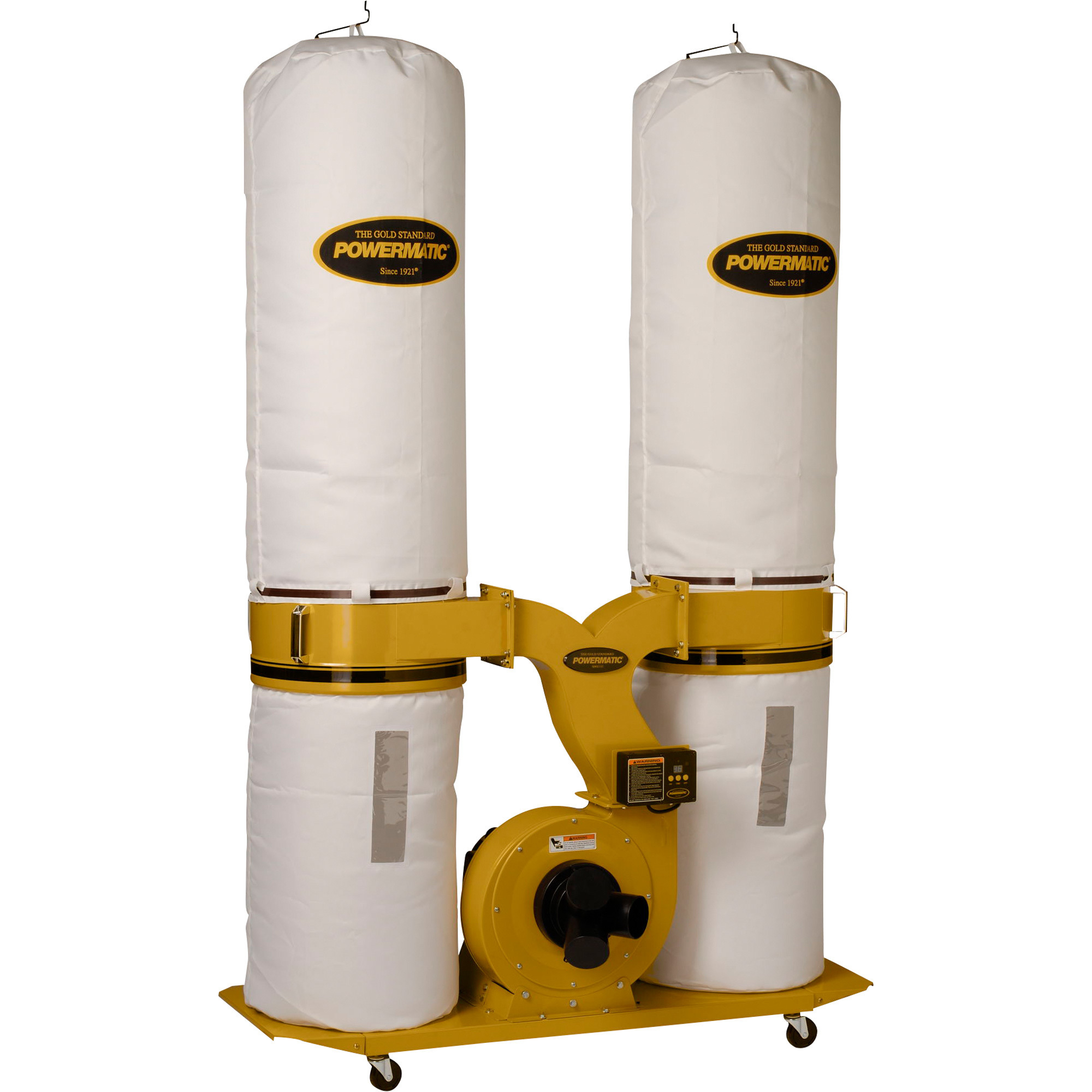 Powermatic Dust Collector with TurboCone, 3 HP, 1 PH, 230V, 30-Micron Bag Filter Kit, Model PM1900