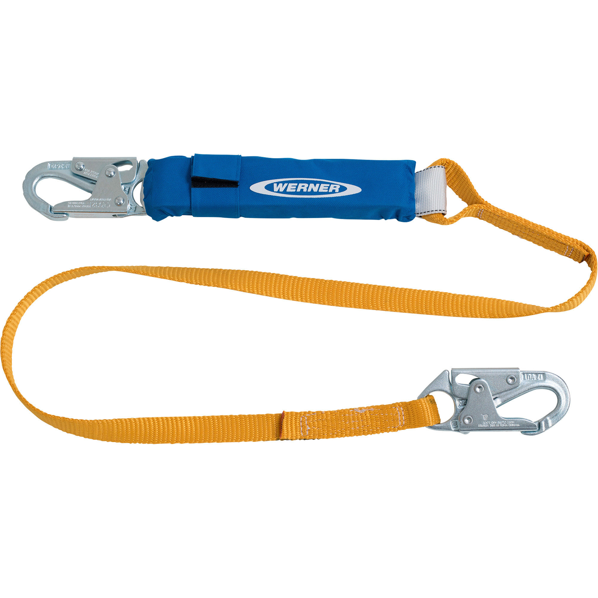 Werner Decoil Lanyard, Single Leg, Model C311100