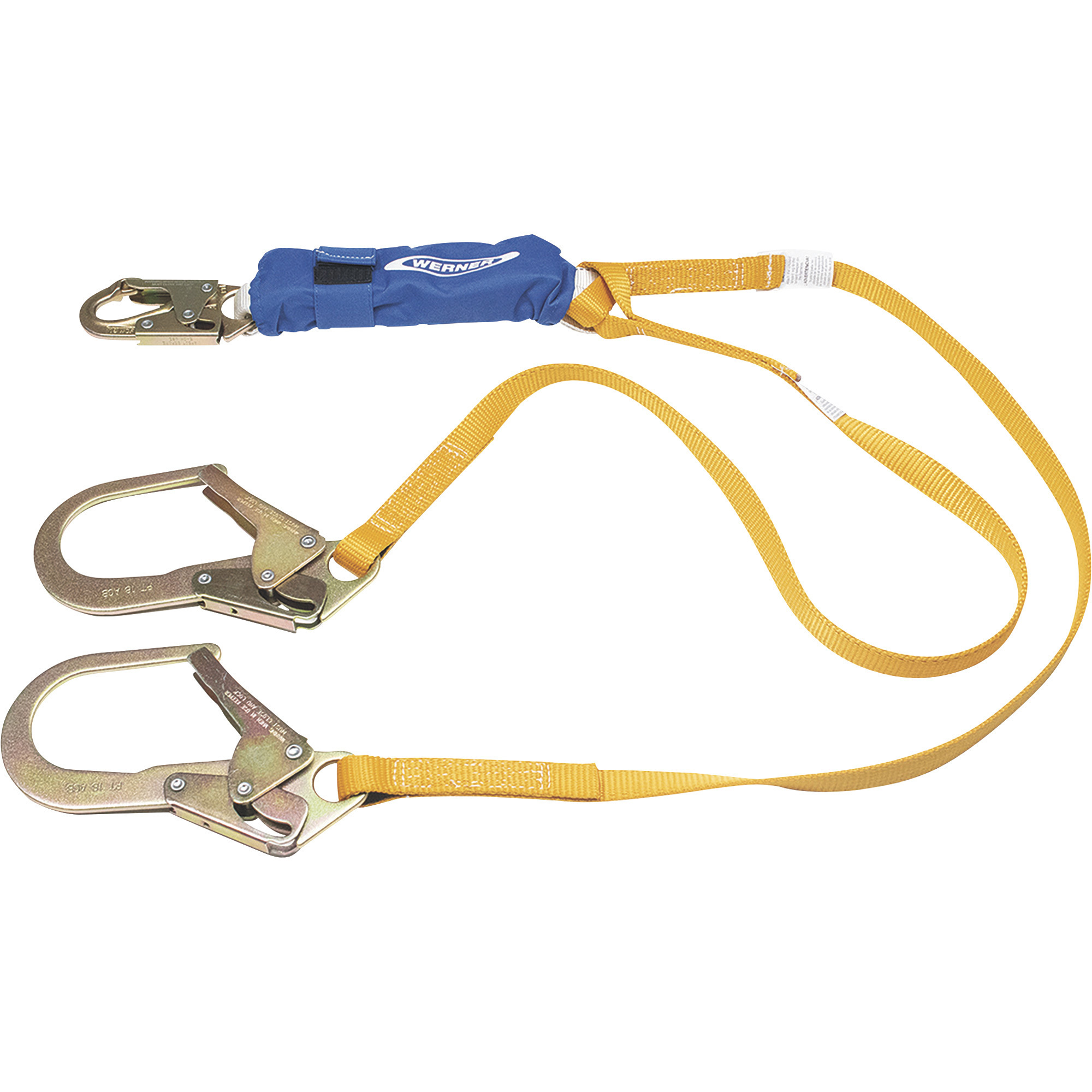 Werner Decoil Lanyard, Double Leg, Model C411200