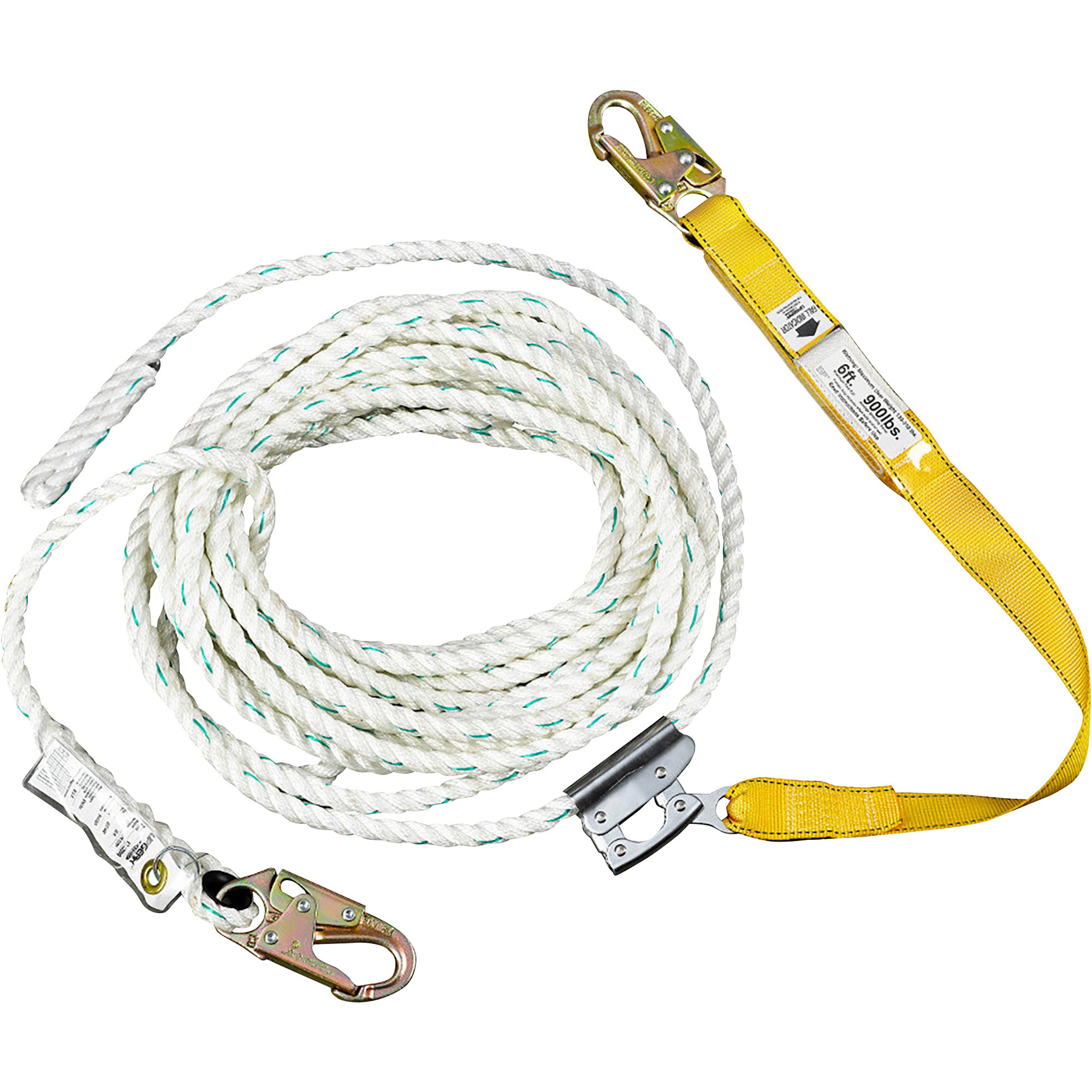 Werner Lifeline with Manual Rope, 50ft.L, ModelL232050C