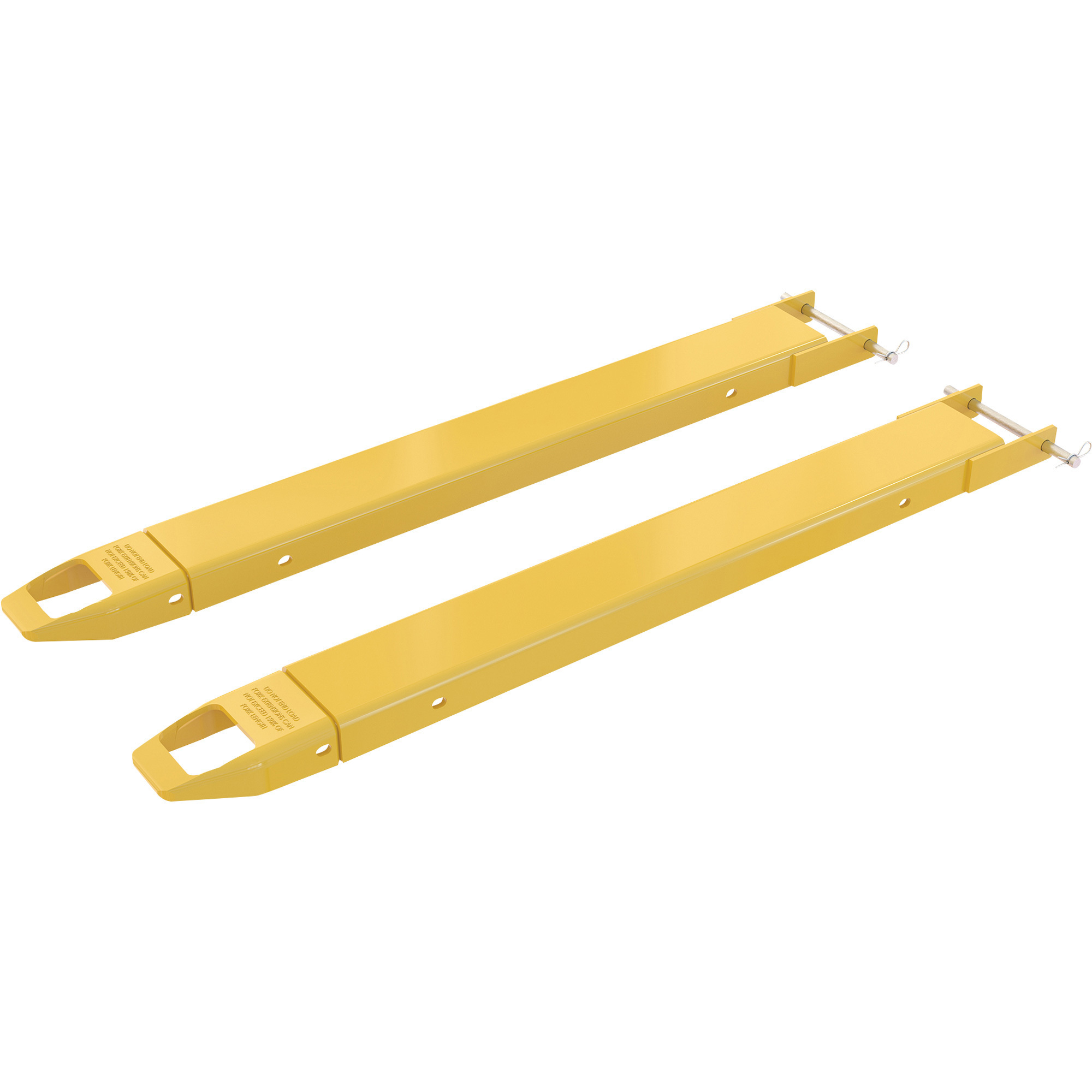 Vestil Fork Extensions, Pin Lock Style, 2-Piece Set, 4,000-Lb. Capacity, Model FE-4-48-P