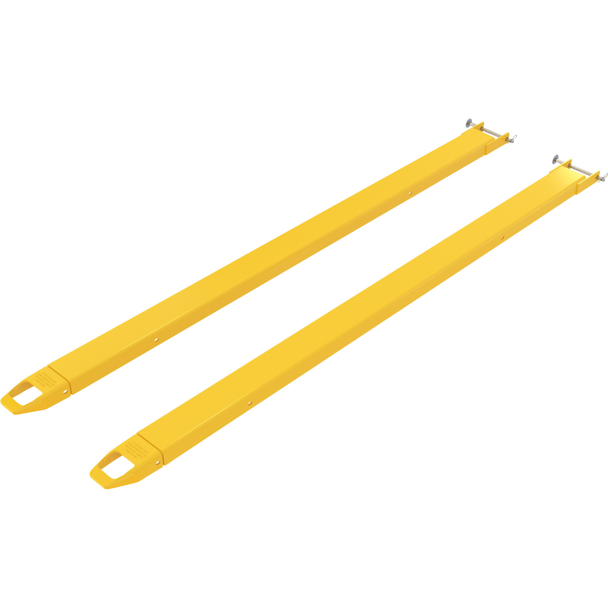 Vestil Fork Extensions, Pin Lock Style, 2-Piece Set, 4,000-Lb. Capacity, Model FE-4-96-P