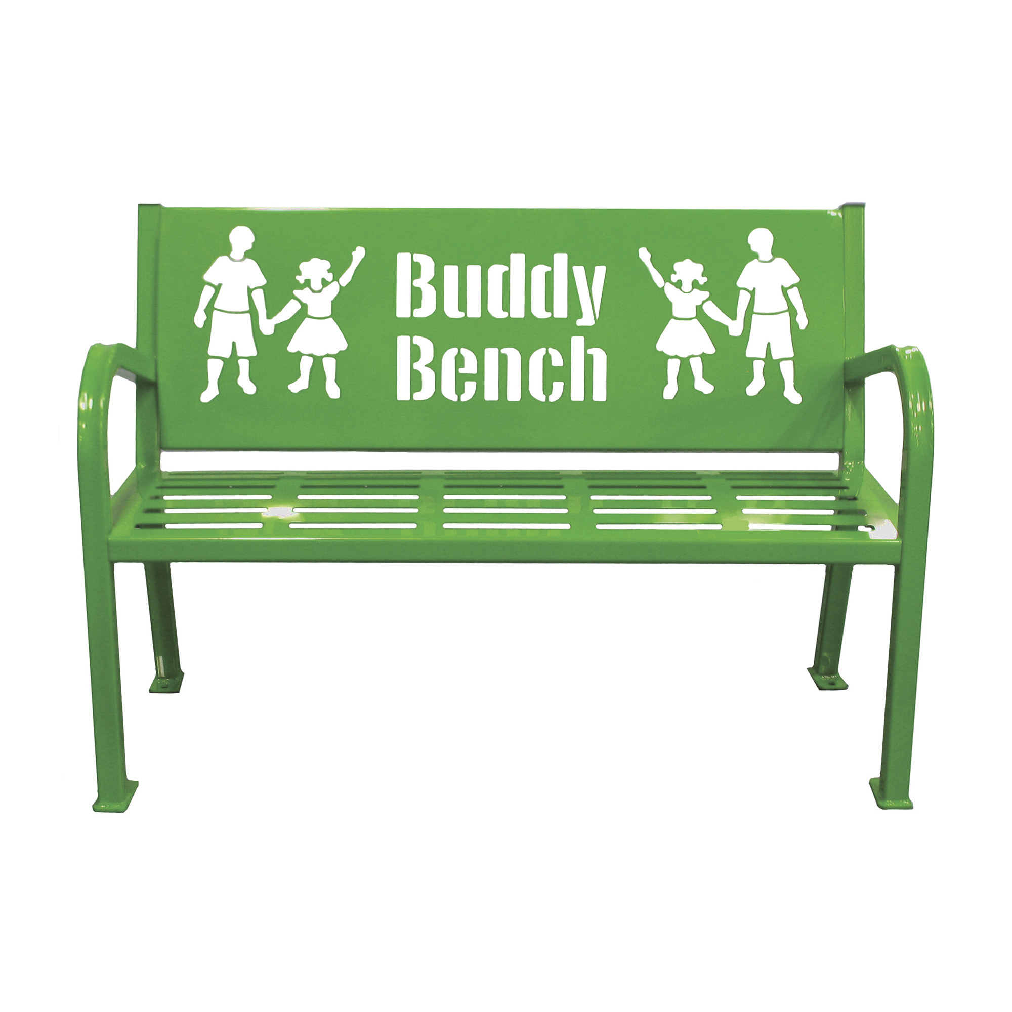 Paris Lasting Impressions 4ft.L Buddy Bench â Bright Green, Model 460-343-8001