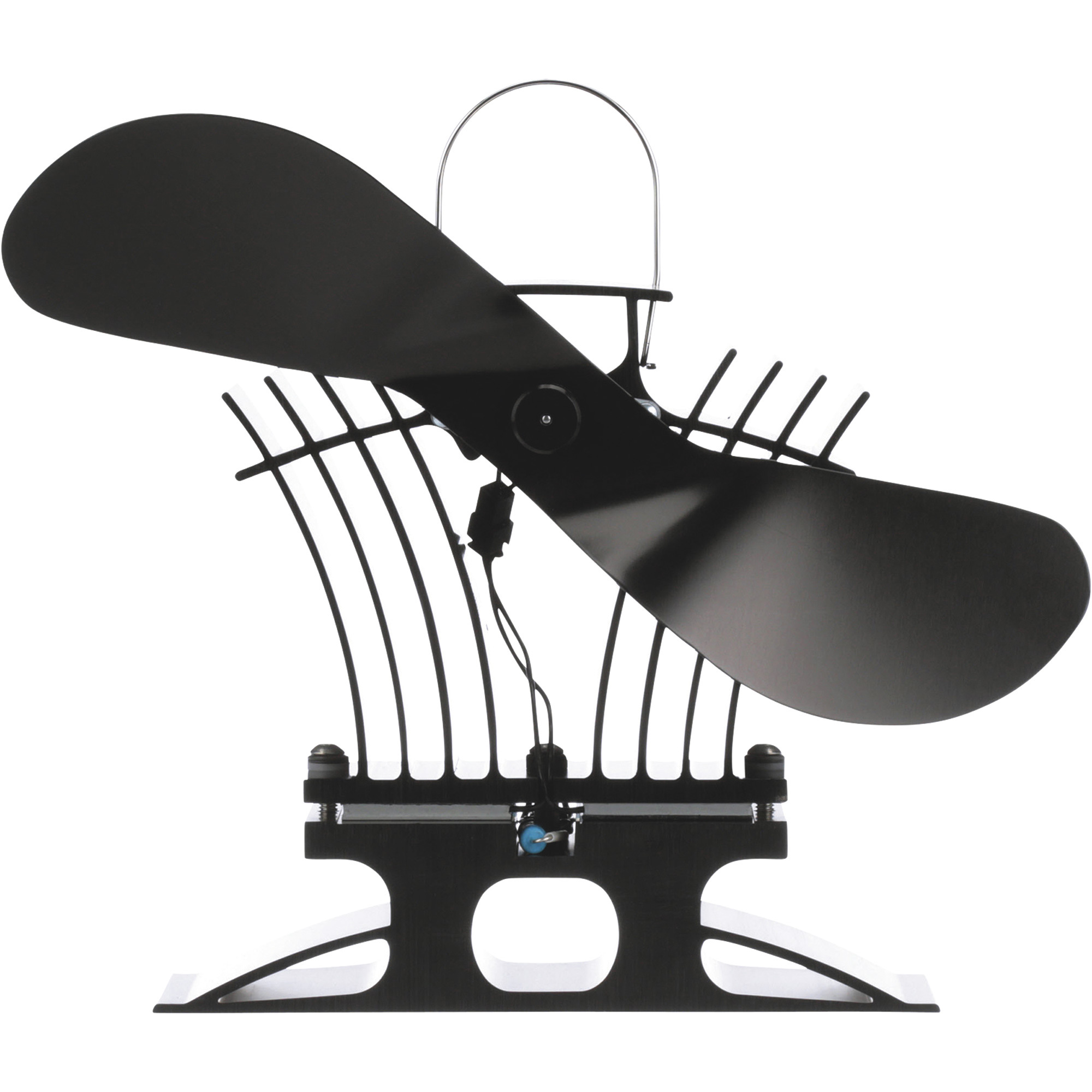 Ecofan BelAir Heat-Powered Stove Fan For Low Temp Stoves â140 CFM, Black, Model 806CAXBX