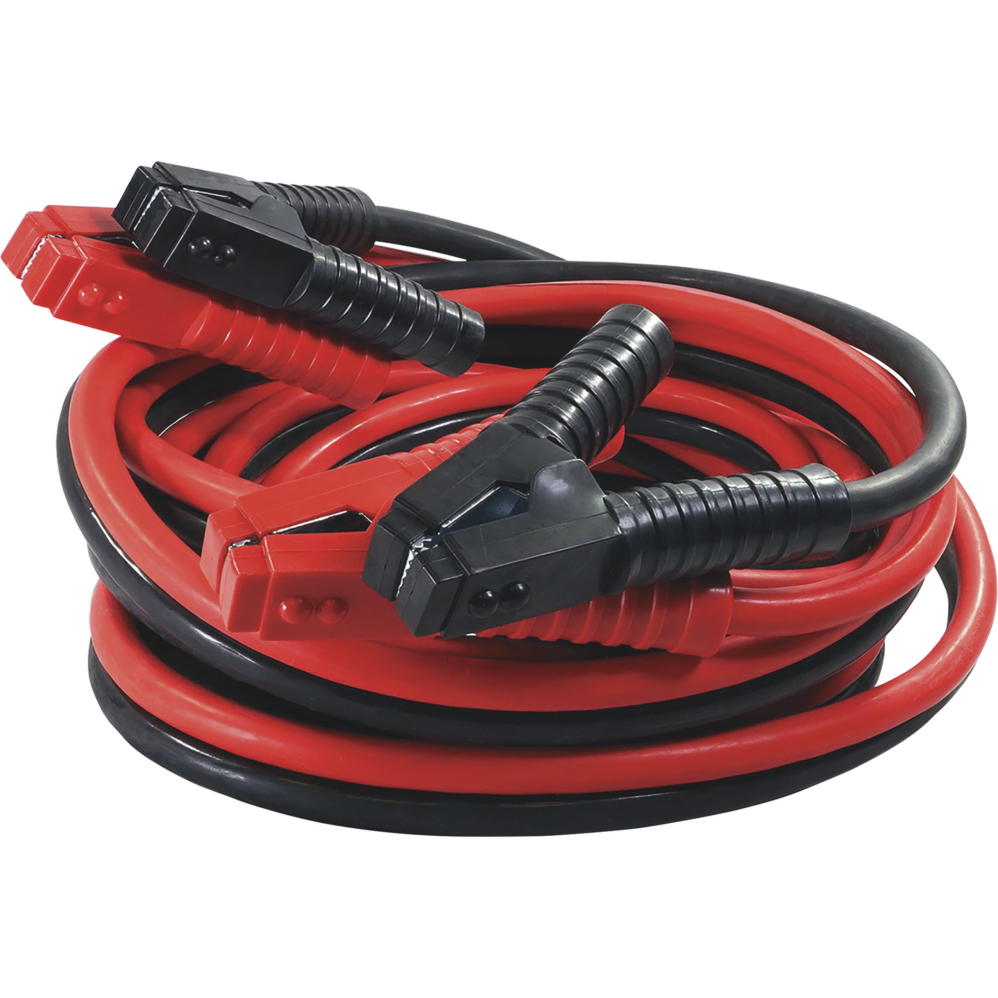 Schumacher Jumper Cables, Electric Heavy-Duty â Copper Plated, 25Ft.L, 1/0-Gauge, 900CCA