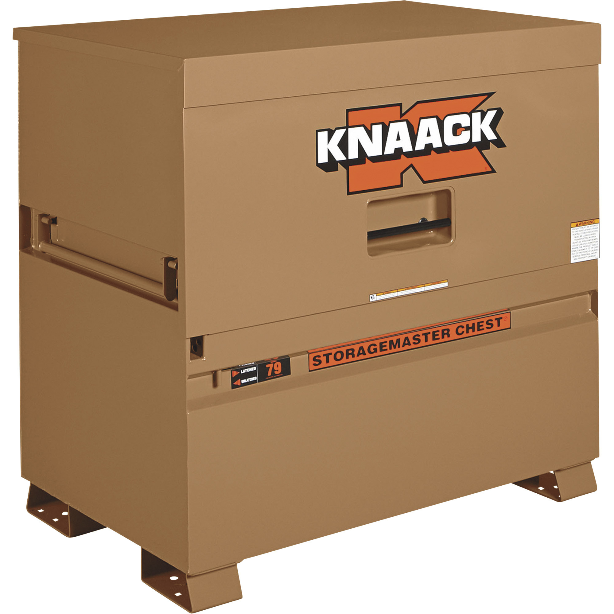 KNAACK Storagemaster Jobsite Piano Box with JunkTrunk, Tan, 38.2 Cu. Ft., 48Inch W x 30Inch D x 49Inch H, Model 79