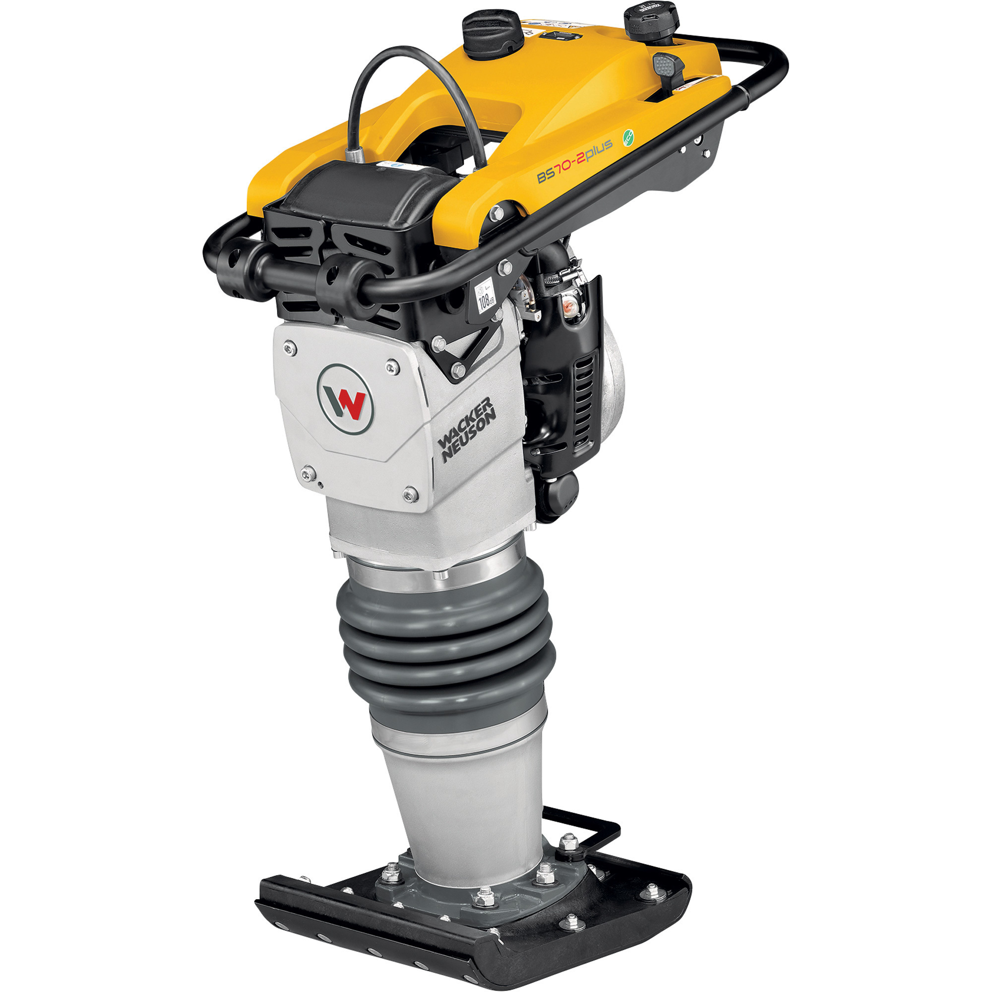 Wacker Neuson 4AS Compaction Rammer, 2.7 HP, Air-cooled, 1-Cylinder, Gas Engine, Model WN BS70-2PLUS