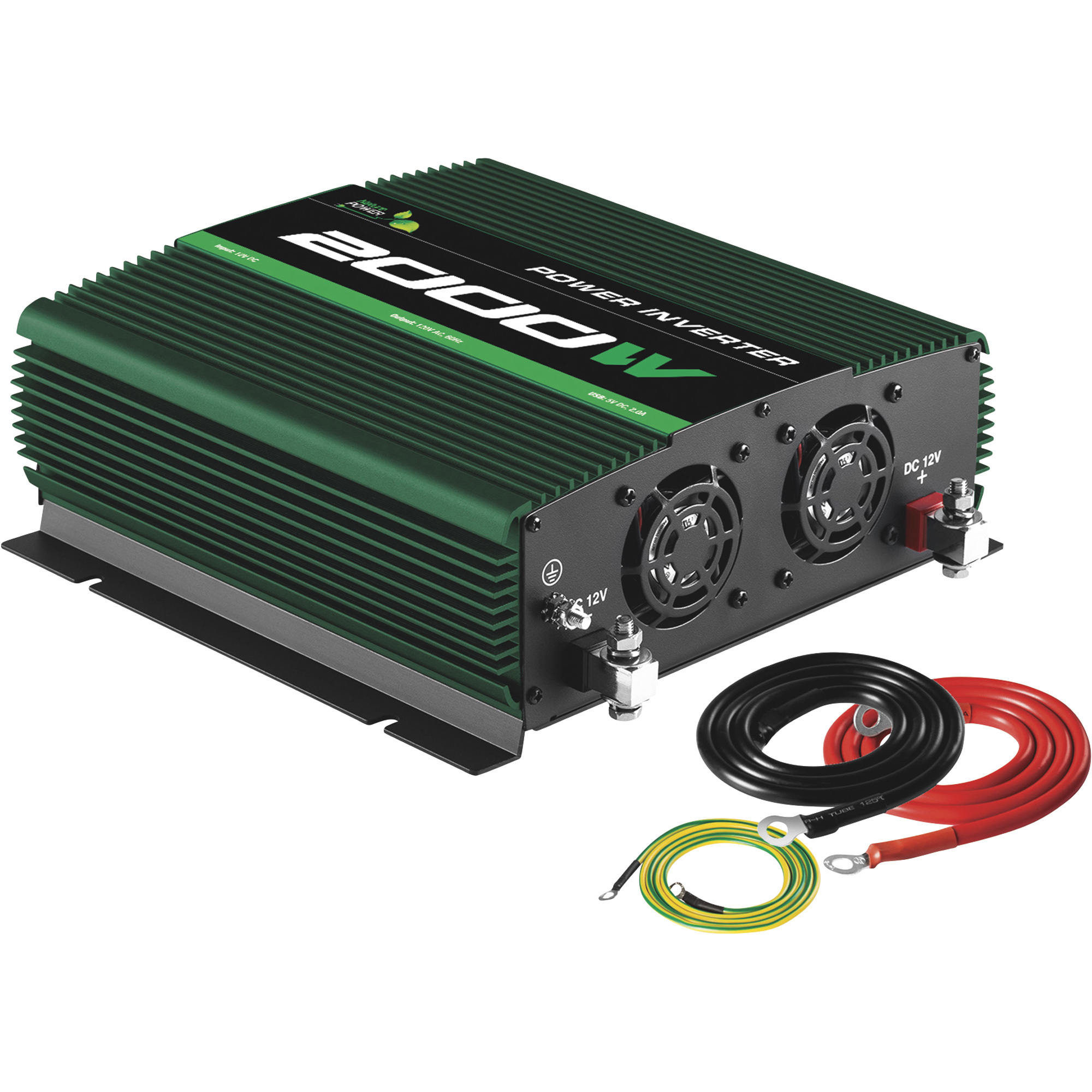 Nature Power Modified Sine Wave Inverter, 2000 Watts, Model 37002