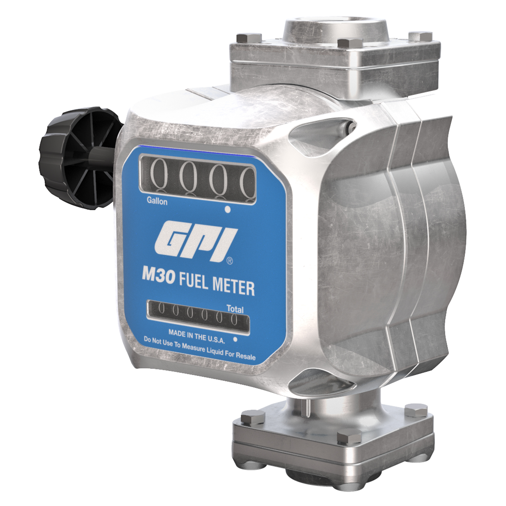 GPI Quick-Fit Mechanical Fuel Meter, 1Inch Inlet/Outlet, Model M30-G8N