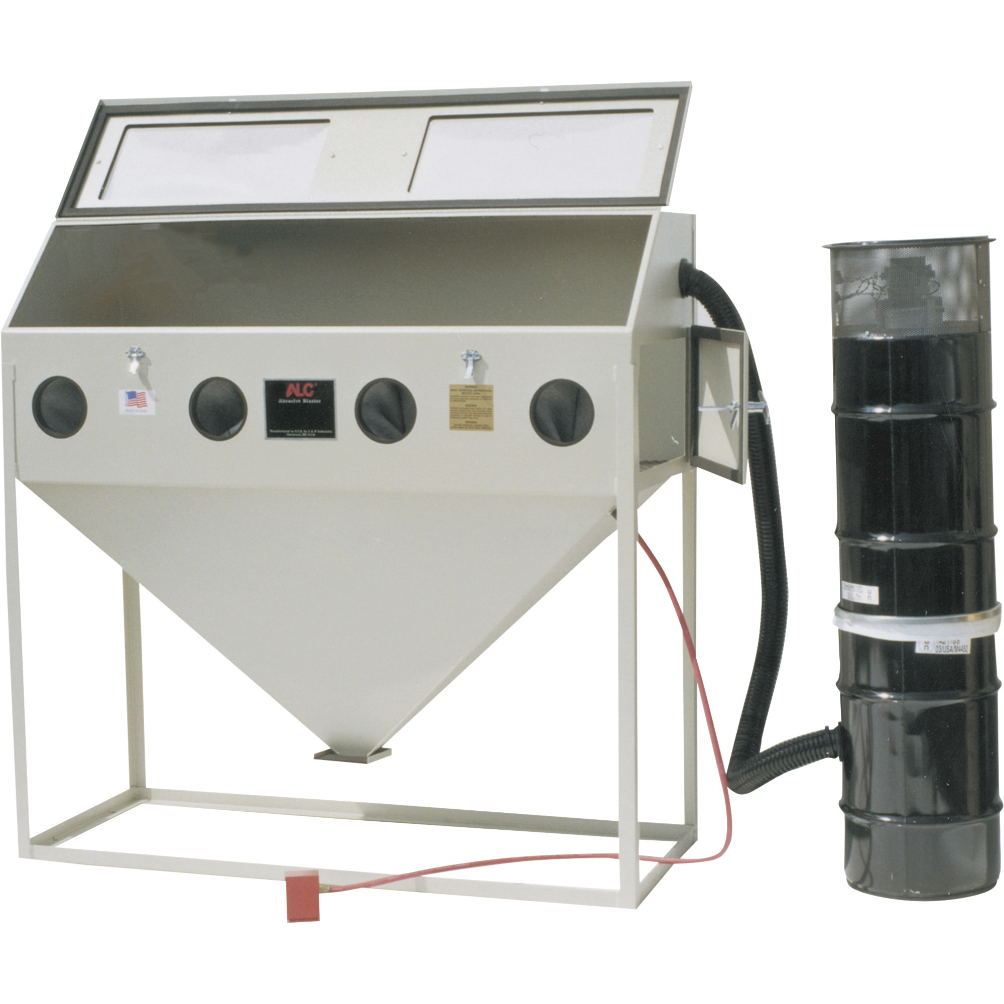 ALC Steel Abrasive Blasting Cabinet with LED Light Kit 60in Model 40413L