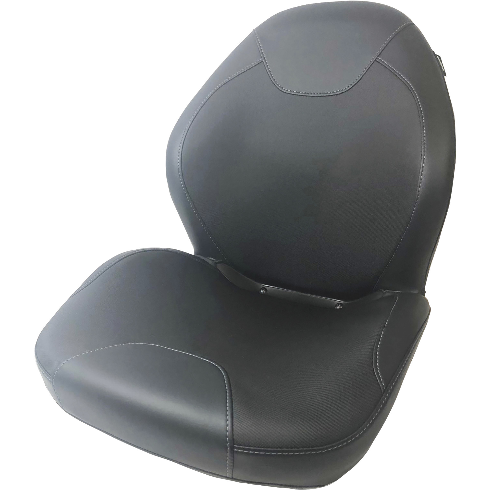Milsco CS200 Highback Universal Lawn Mower Seat, Black, Model CS200
