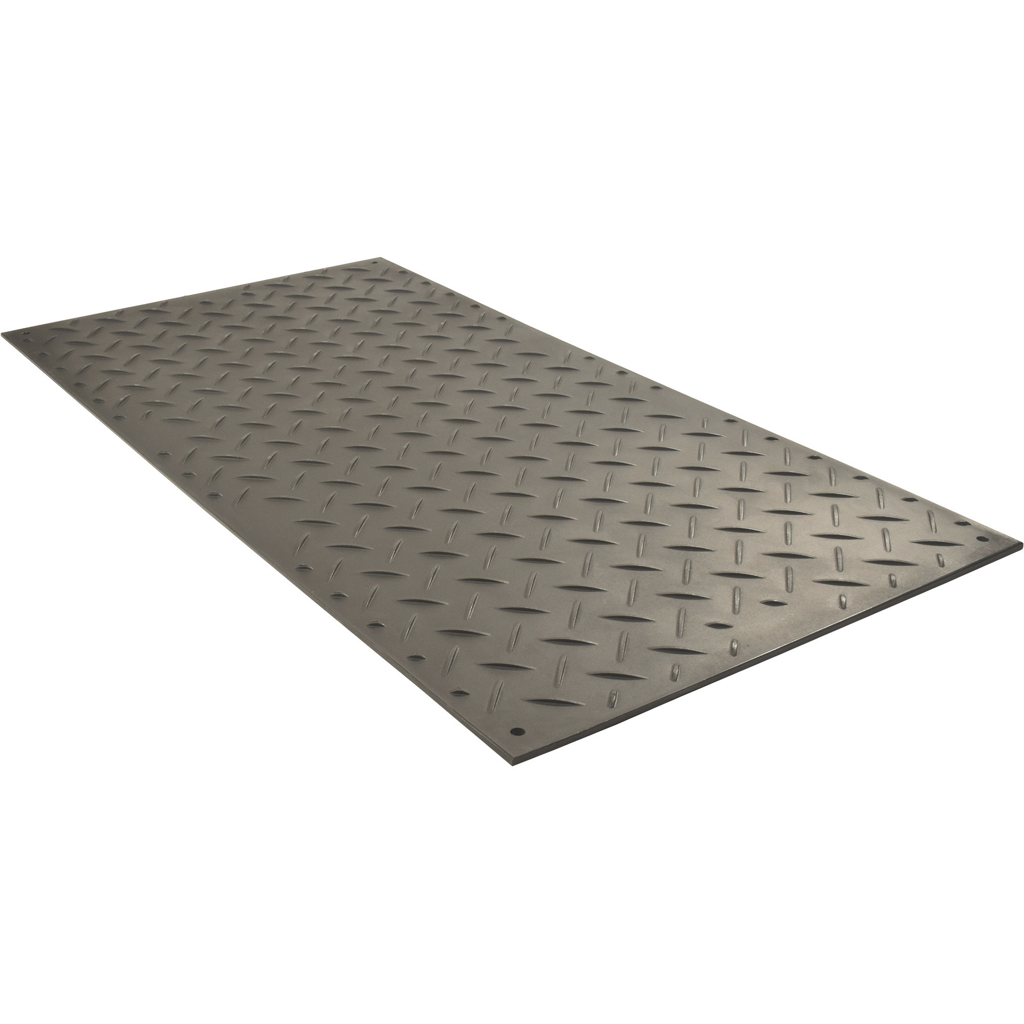 Checkers AlturnaMAT Ground Protection Mat â Black, 8ft.L x 2ft.W, Diamond Tread Plate/Smooth Design, Model AM28S1HH8
