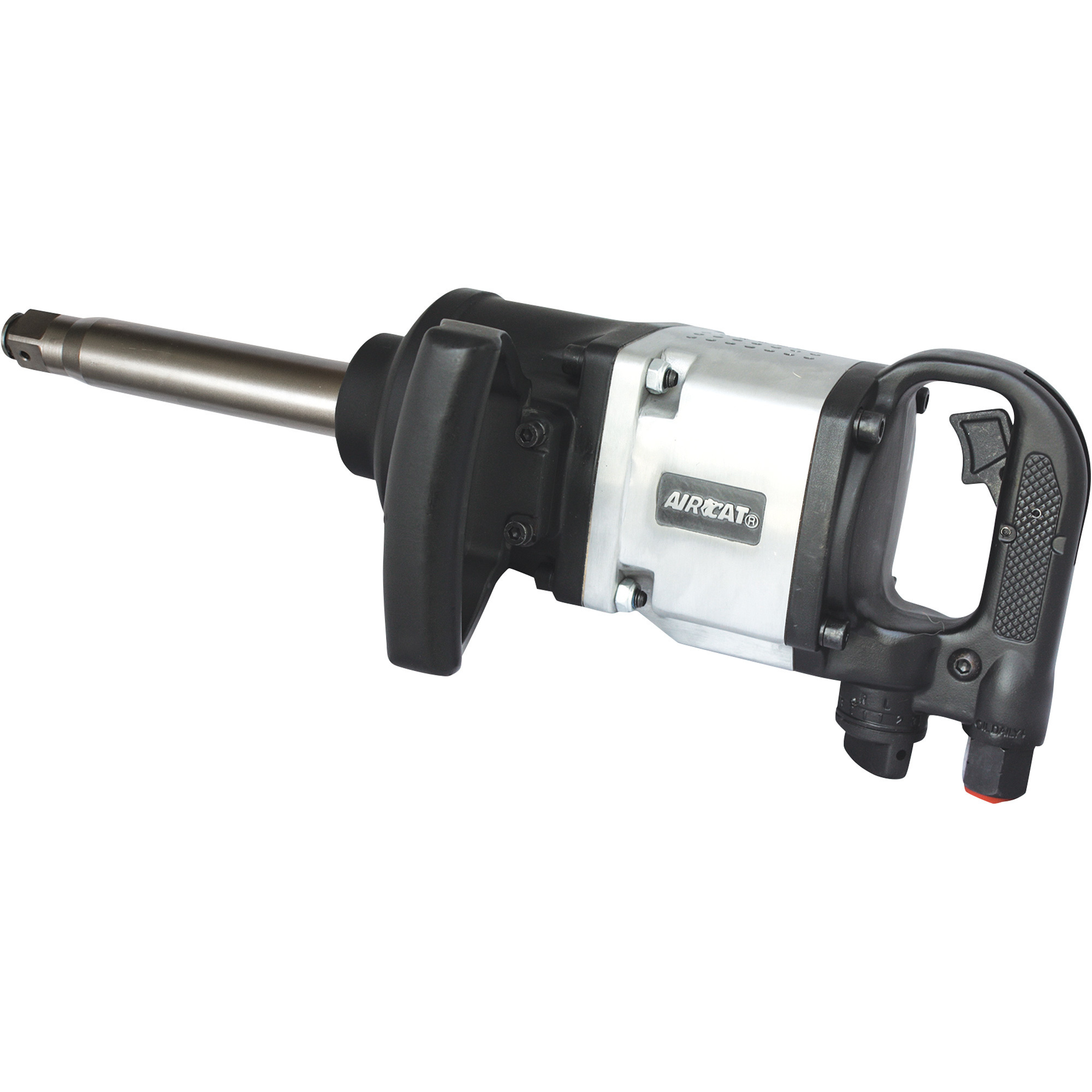AIRCAT Air Impact Wrench, 1Inch Drive, 8Inch Extended Anvil, 2100ft./lbs. Max. Torque, Model #1992