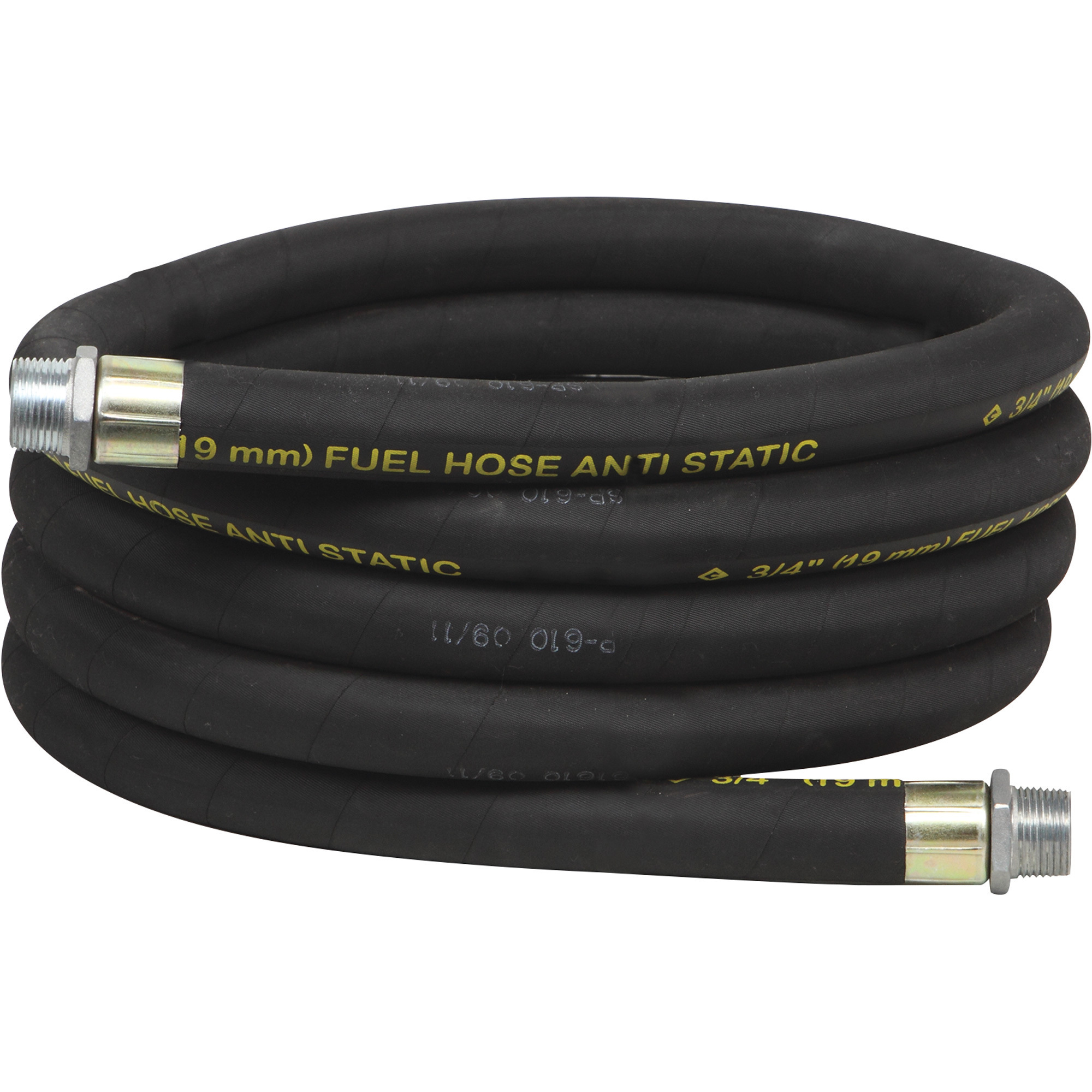 Roughneck Antistatic Grounded Fuel Hose, 1Inch x 20ft.