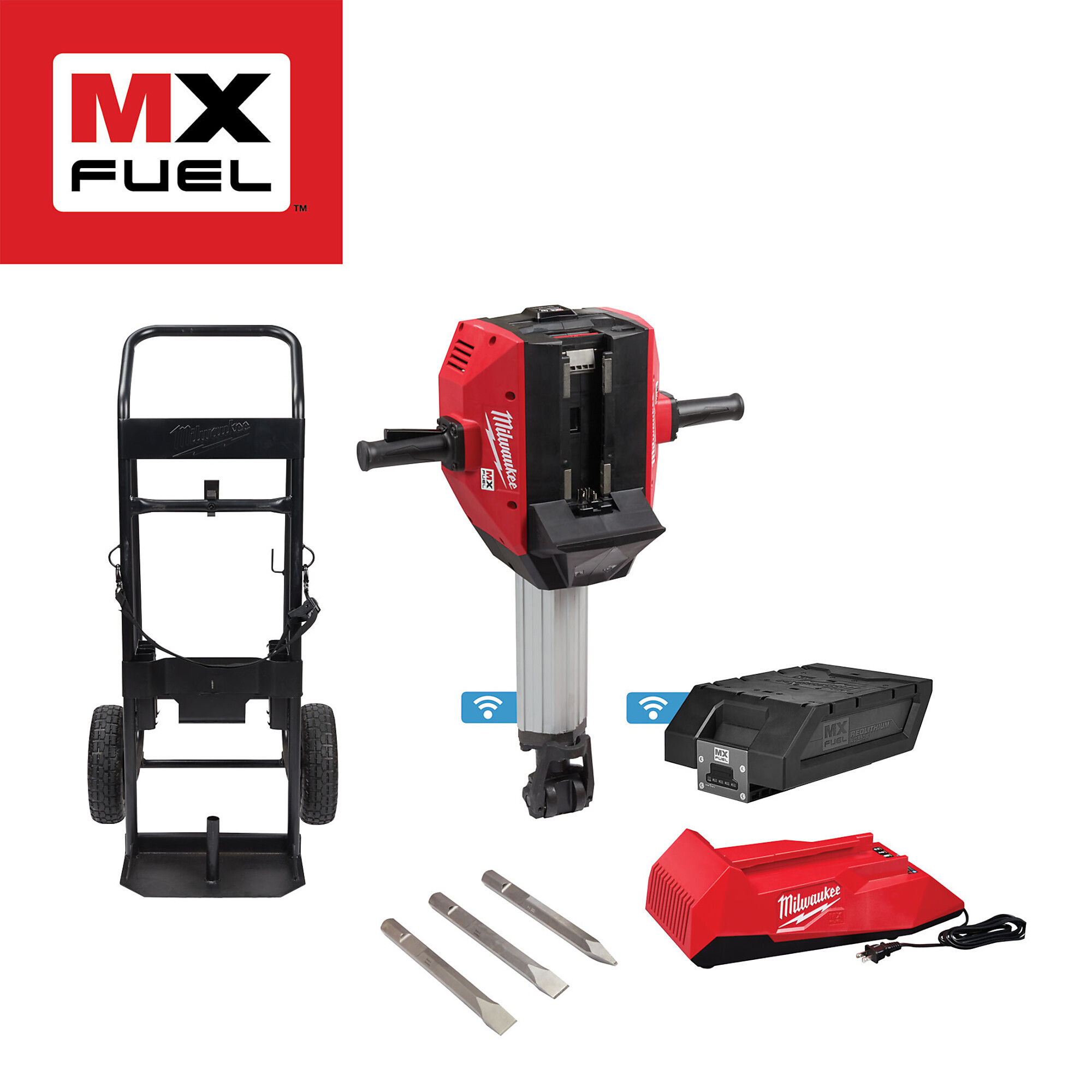 Milwaukee MX FUEL Cordless Demolition Breaker, Model MXF368-1XC