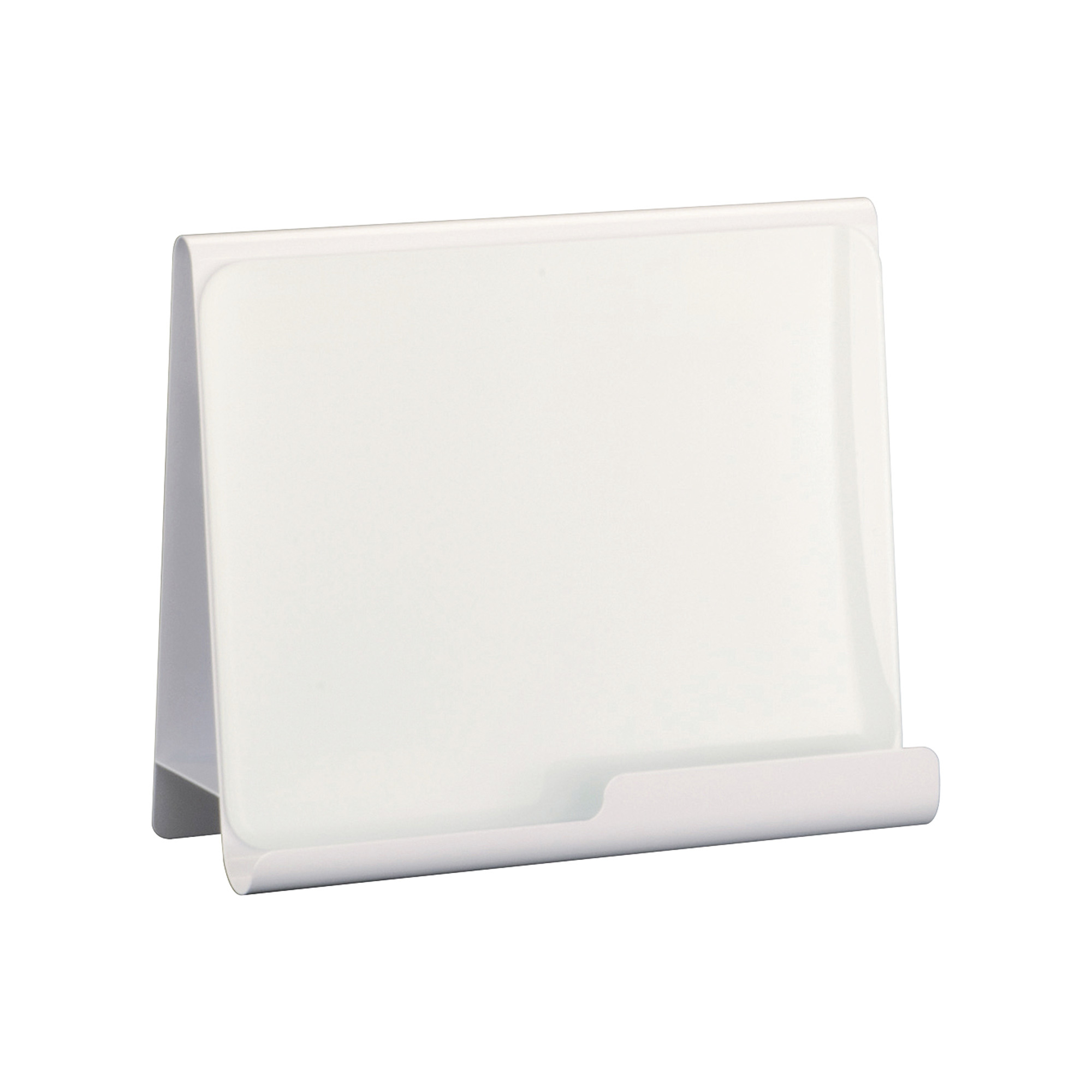 Safco Wave Desk Accessory â Desktop Whiteboard and Magnetic Document Stand â White, Model 3220WH
