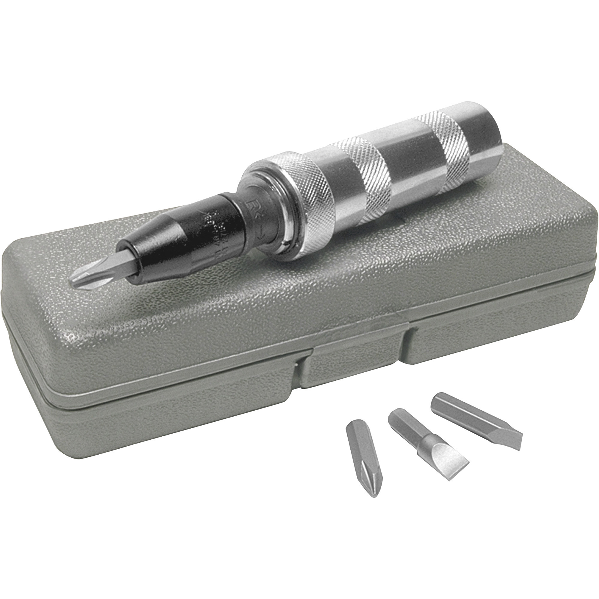 Performance Tool 3/8Inch Impact Driver with 4 Bits, Model W2500P