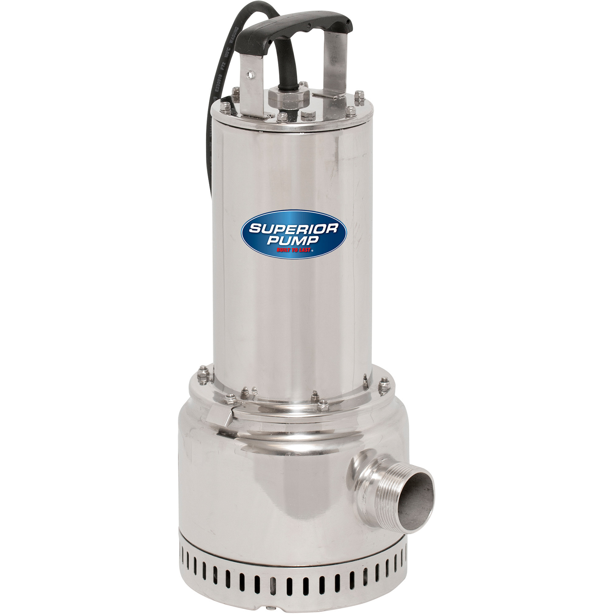 Superior Pump Stainless Steel Submersible Utility Pump â5898 GPH, 1 HP, Model 91187