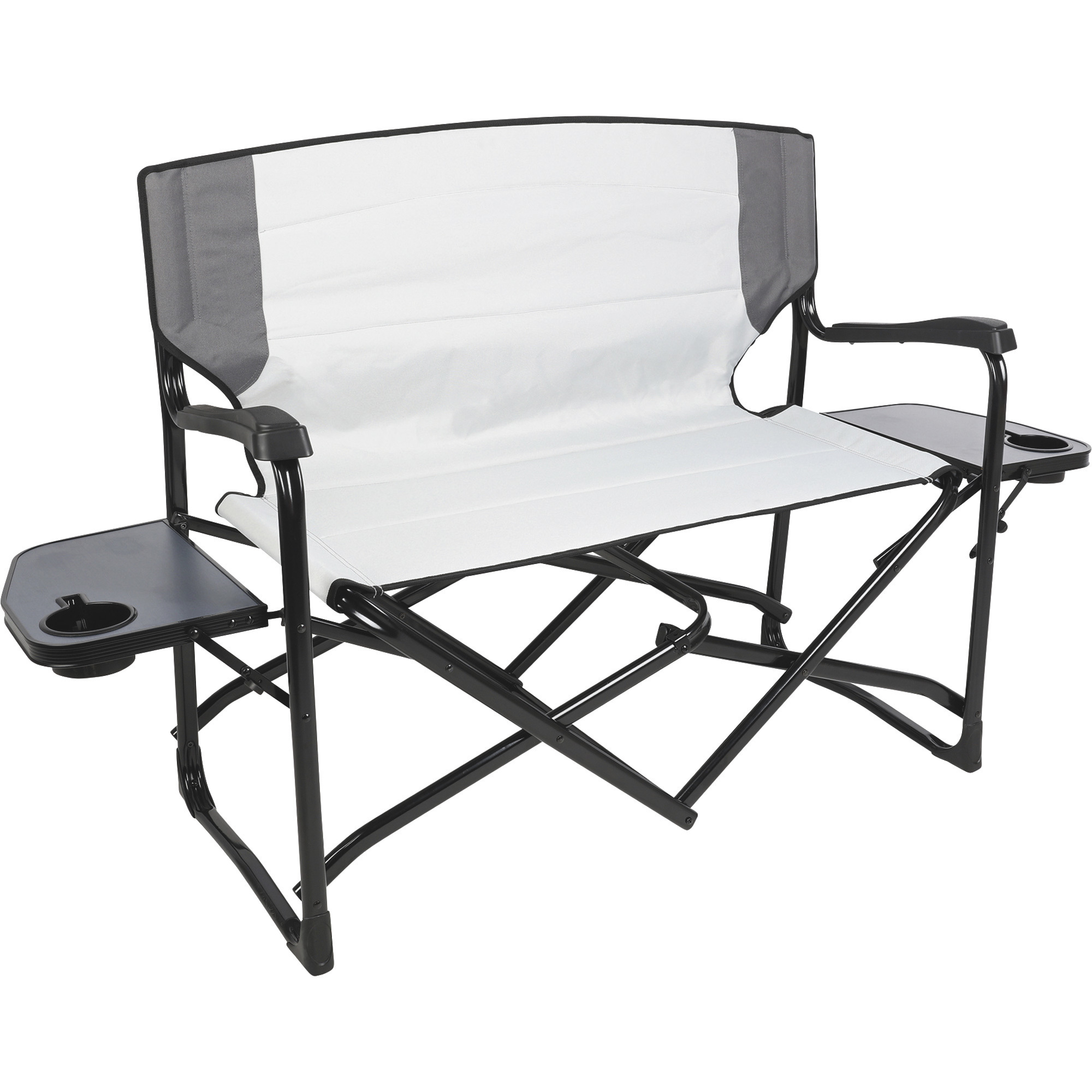 Love Seat Director's Camp Chair â 500-Lb. Capacity, 37.8Inch L x 16.93Inch W x 37.8Inch H