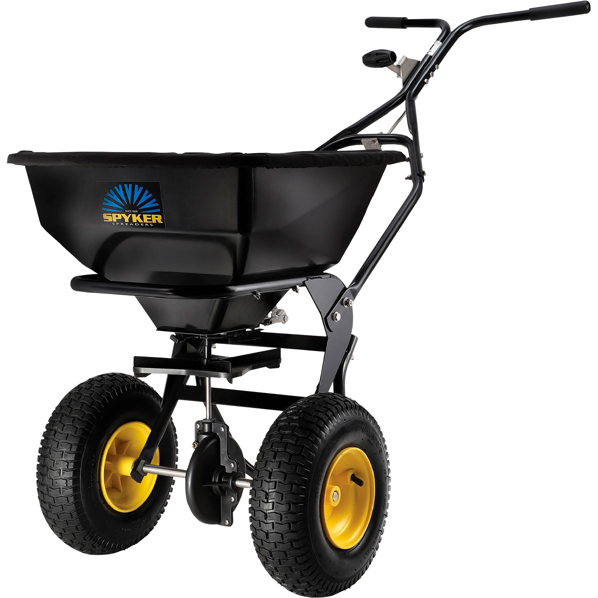 Spyker ERGO-Pro Walk-Behind Broadcast Spreader, 50-Lb. Capacity, Model SPY50L-1P