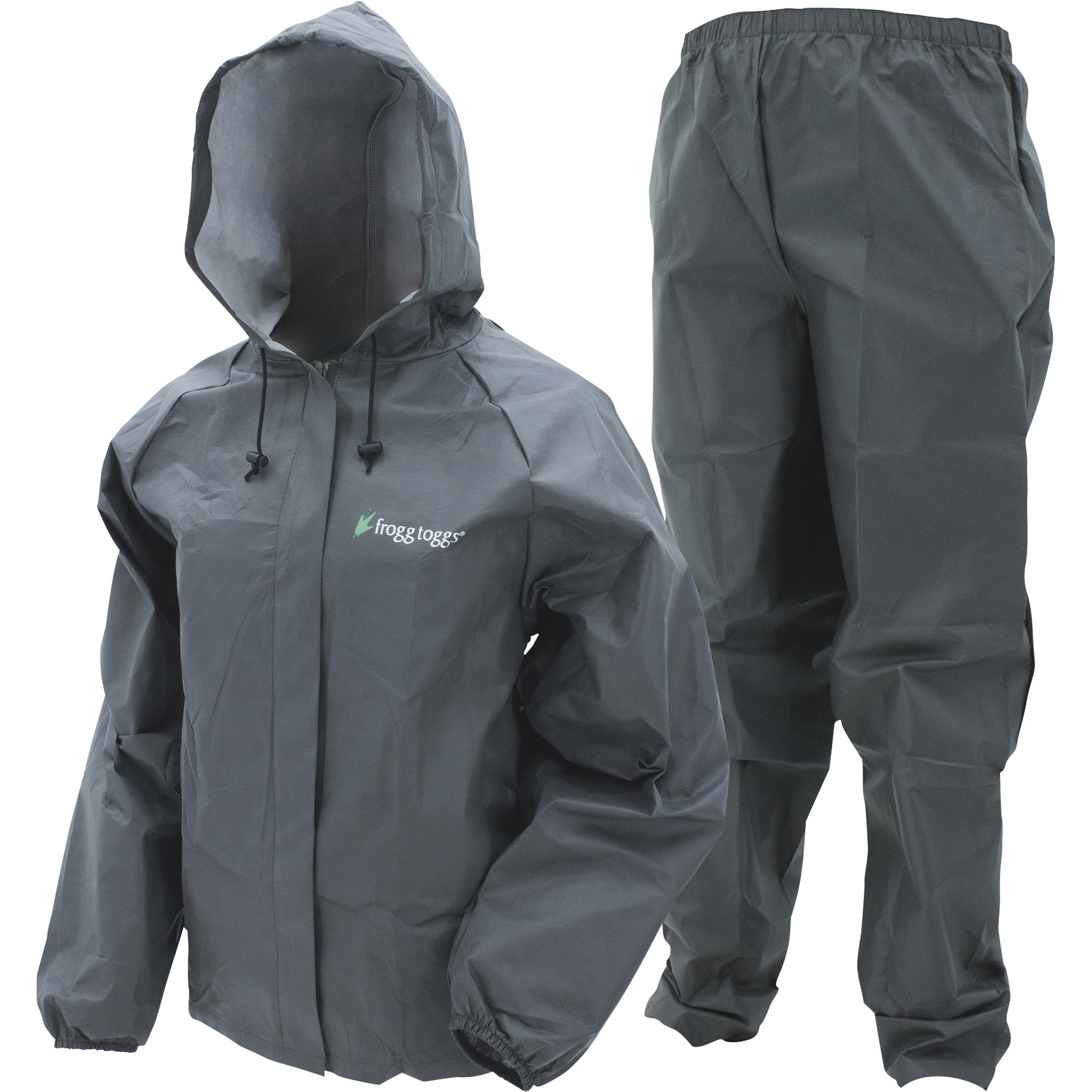 Frogg Toggs Men's Ultra-Lite 2 Jacket and Pants Rain Suit â Carbon, Large, Model UL12104-01LG