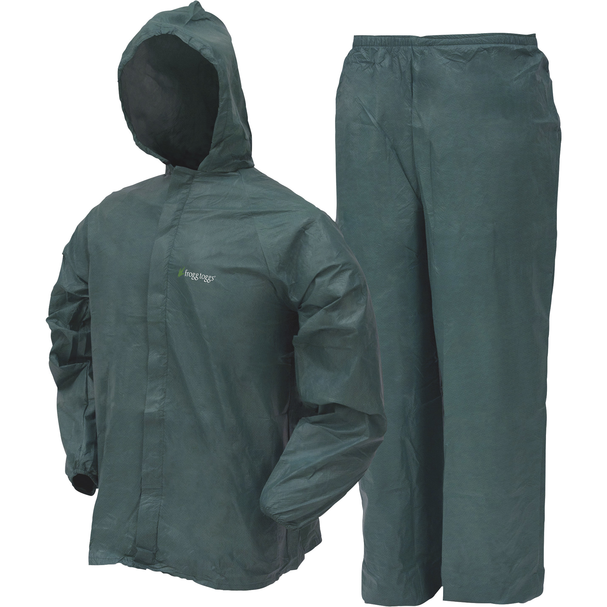 Frogg Toggs Men's Ultra-Lite 2 Jacket and Pants Rain Suit â Green, 2XL, Model UL12104-092XL